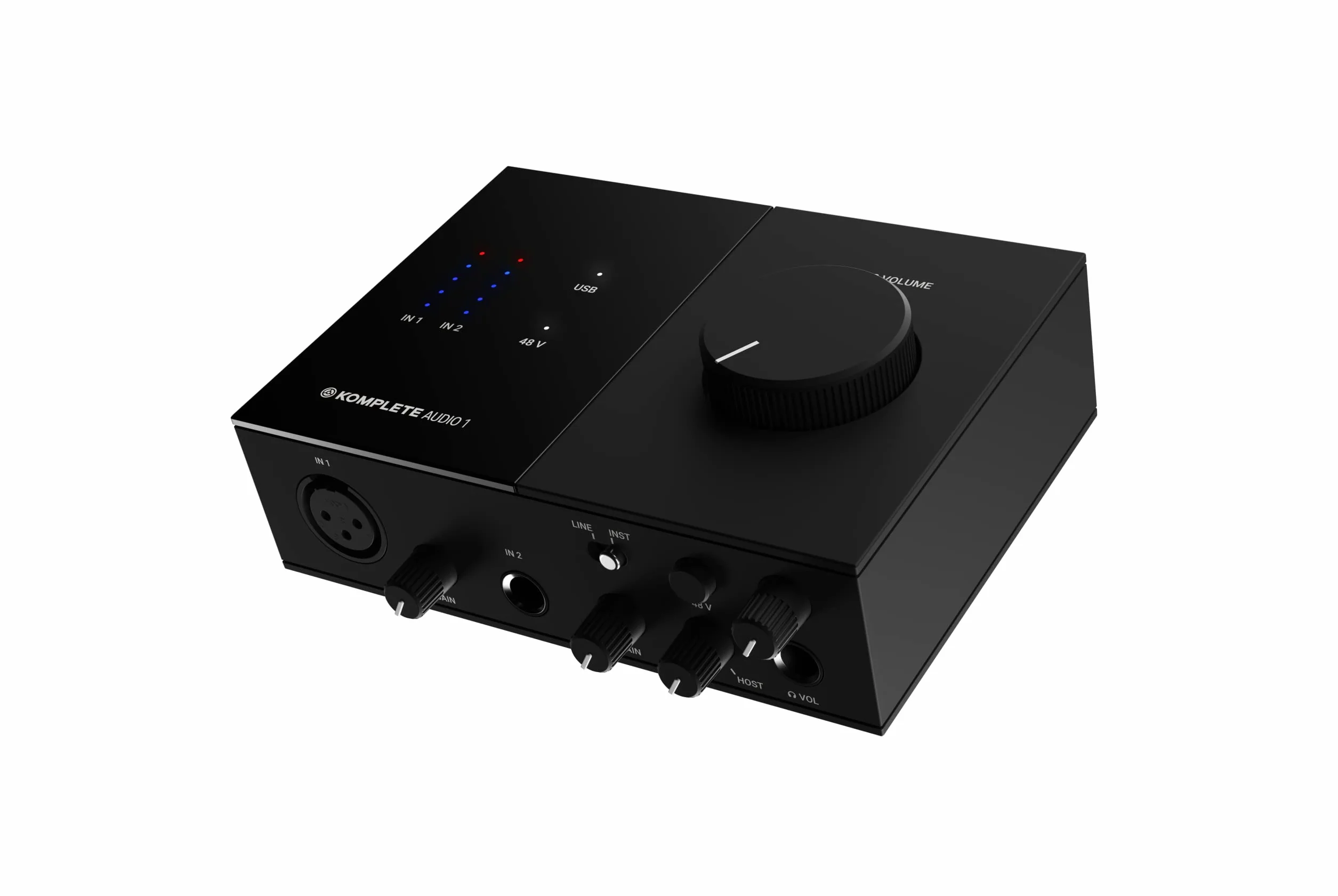 Native Instruments Komplete Audio 1 Interfejs Audio, Czarny, 2 Wejścia