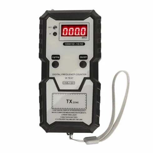 Tester Częstotliwości Klucza Zdalnego, Klucze Zdalne Tester Częstotliwości Podczerwieni 100M HZ do 1G HZ Cyfrowy Wyświetlacz o Wysokiej Dokładności Tester Częstotliwości Pilota