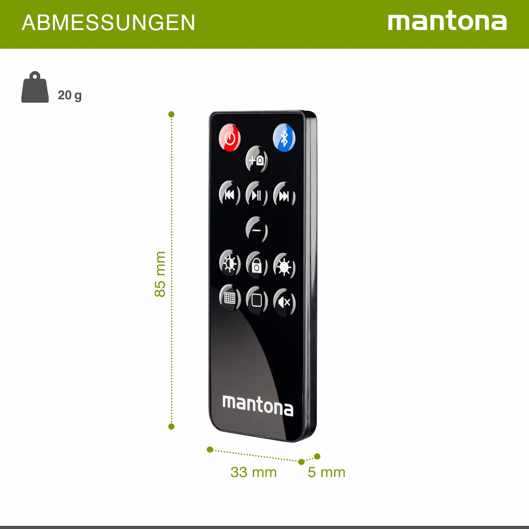 mantona Pilot zdalnego sterowania do iPhone'a/iPada