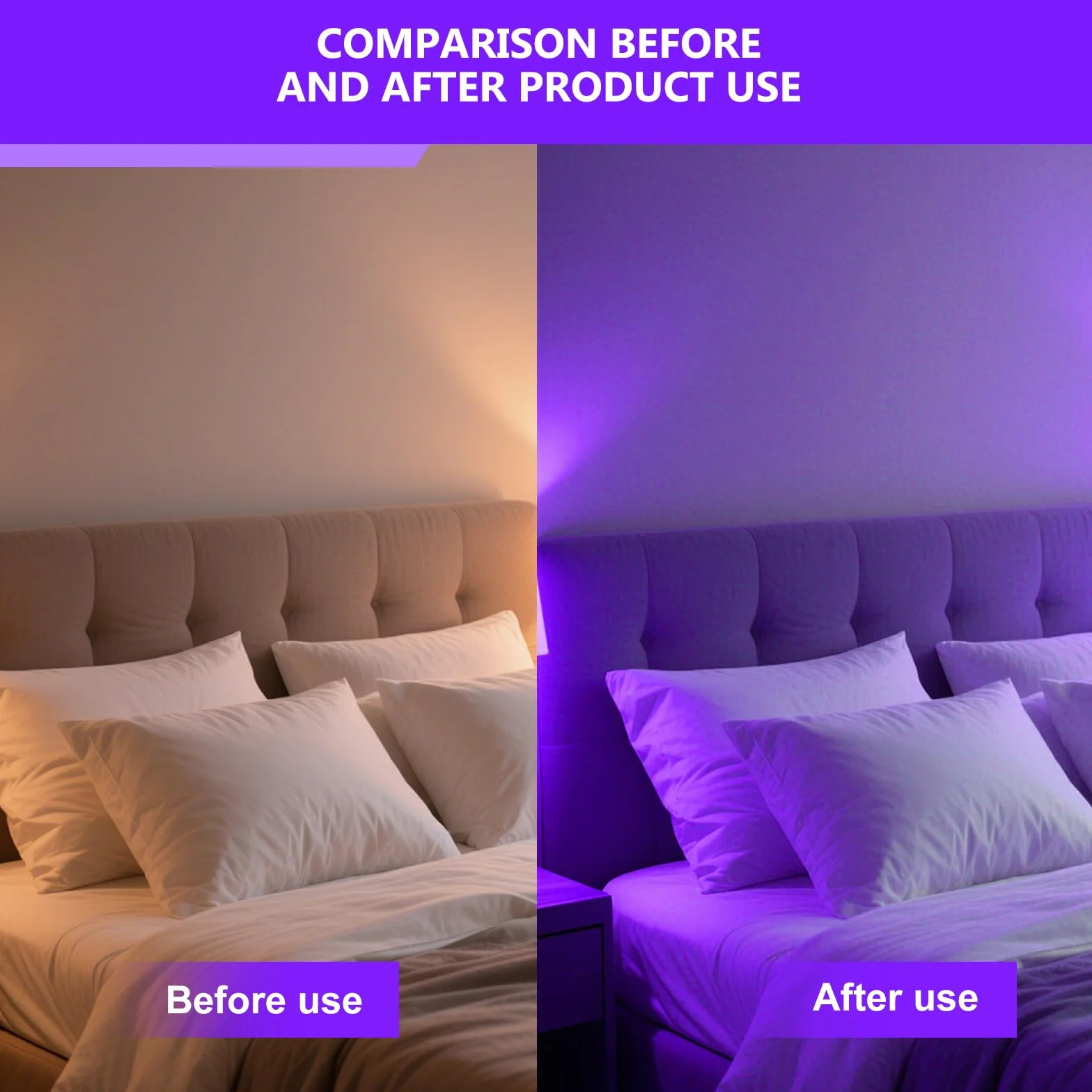 PORFOYO 2 sztuki LED czarne światło bary przenośna lampa UV rurka fioletowa lampa LED rura UV na wieczór, farba fluorescencyjna, plakat fluorescencyjny, Halloween, Boże Narodzenie