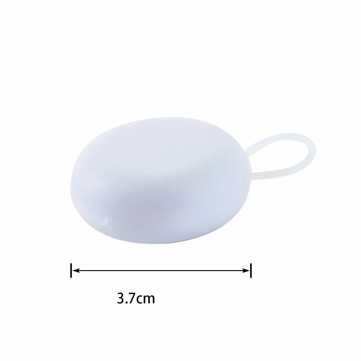 Opakowanie 3 etui na zatyczki do uszu, miniaturowe pudełko na zatyczki do uszu, średnica 3,8 cm, kompaktowe i lekkie, na różne okazje