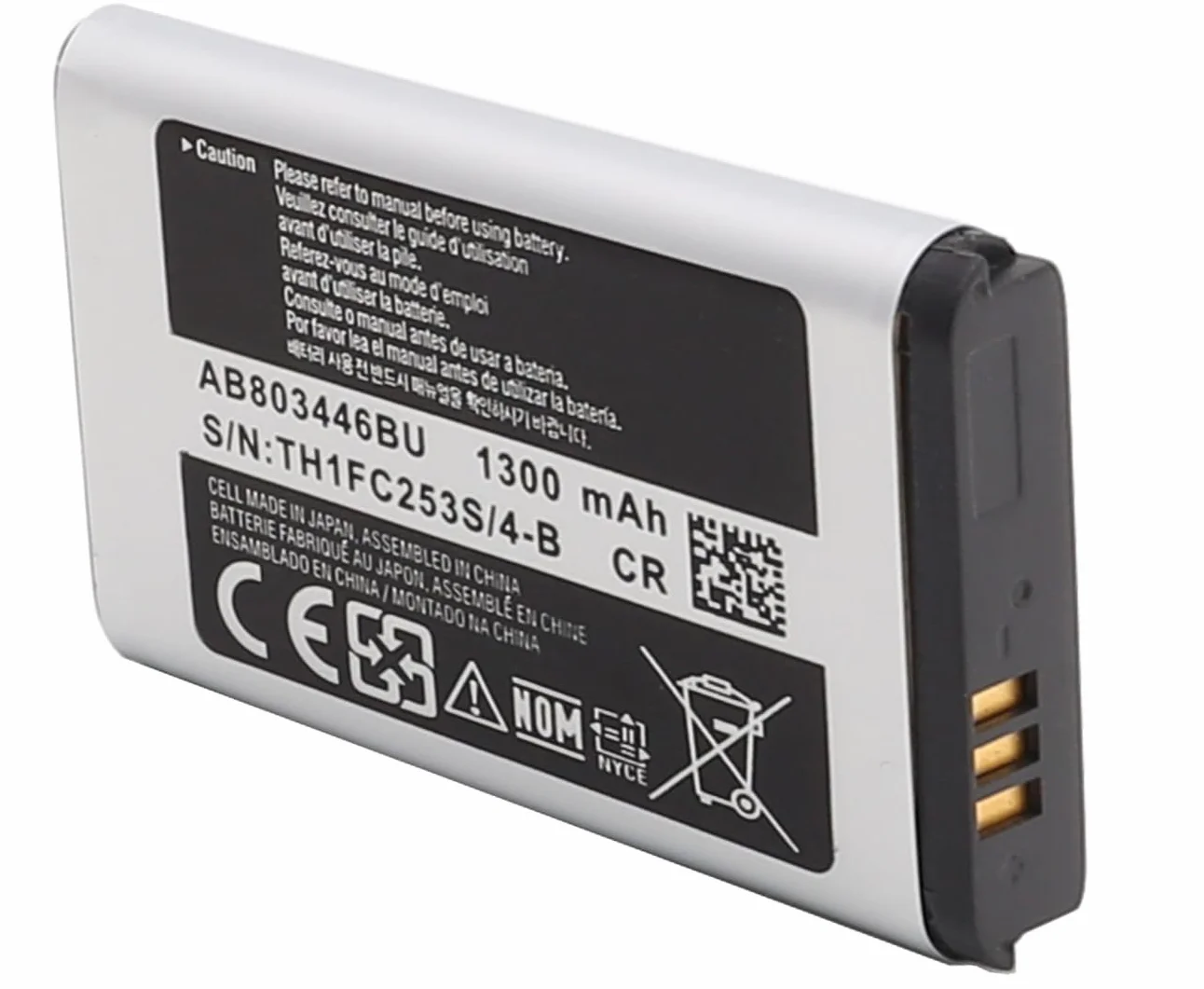 Bateria kompatybilna z telefonem komórkowym Samsung GT-B2710 (1300 mAh, 3,7 V, litowo-jonowa)