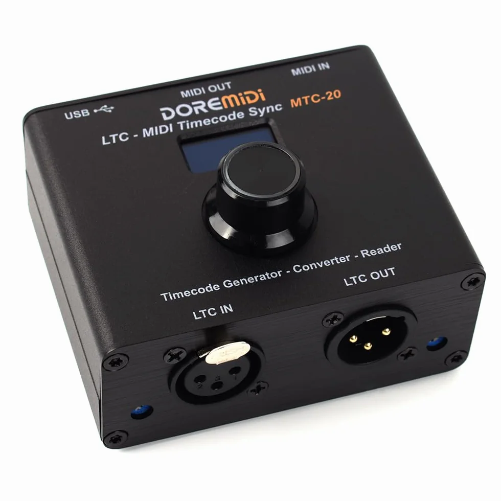 timecode Sync (MTC-20) Urządzenie do synchronizacji MIDI i SMPTE LTC