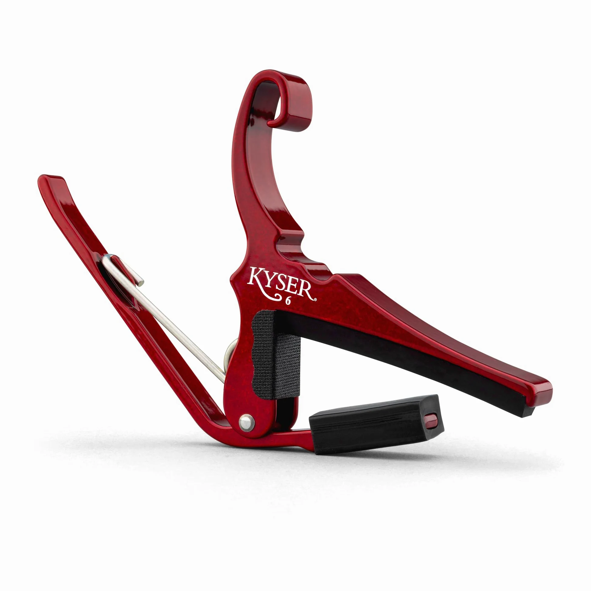 Kyser Quick-Change Capo do 6-strunowych gitar akustycznych, Ruby Red, KG6R