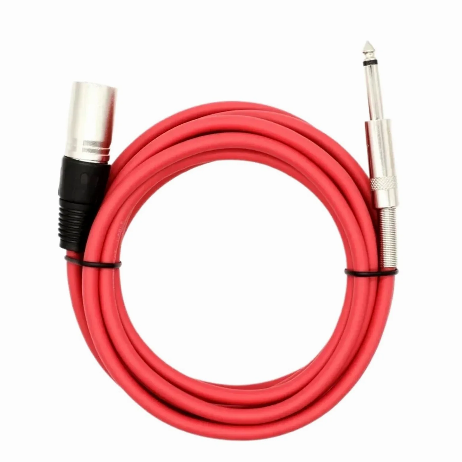 Kabel instrumentalny XLR 3-pinowy do męskiego kabla monofonicznego 6,35 mm (1/4") kabel mikrofonowy (15 m)