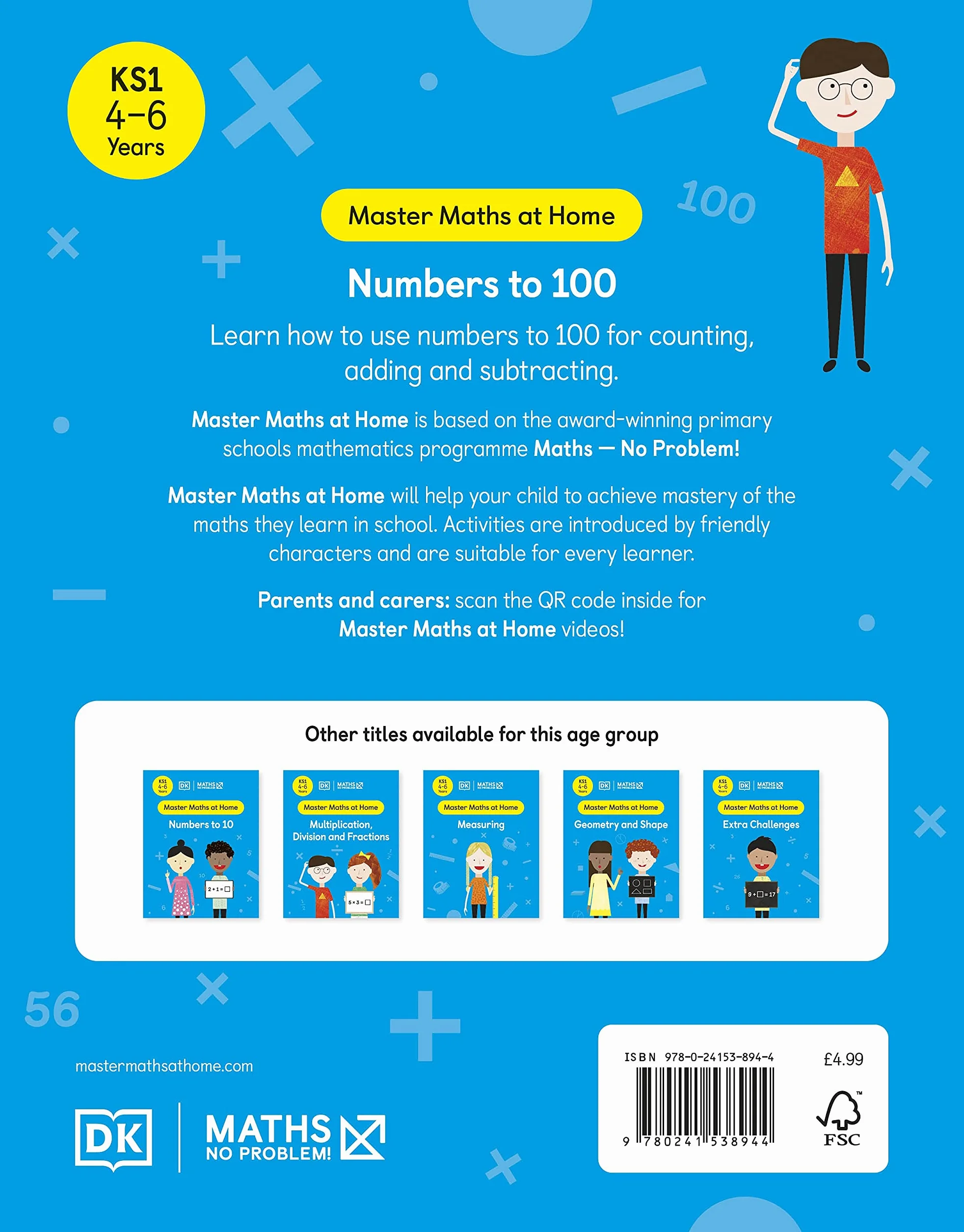 Maths ― No Problem! Numbers to 100, Ages 4-6 (Key Stage 1) (Master Maths At Home)
