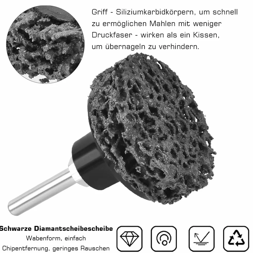 Tarcza szlifierska CSD 20 sztuk zgrubnych krążków czyszczących 50 mm, zestaw krążków czyszczących, wiertarka, tarcza szlifierska do szlifierek kątowych, usuwanie rdzy, spoin spawalniczych, utlenianie
