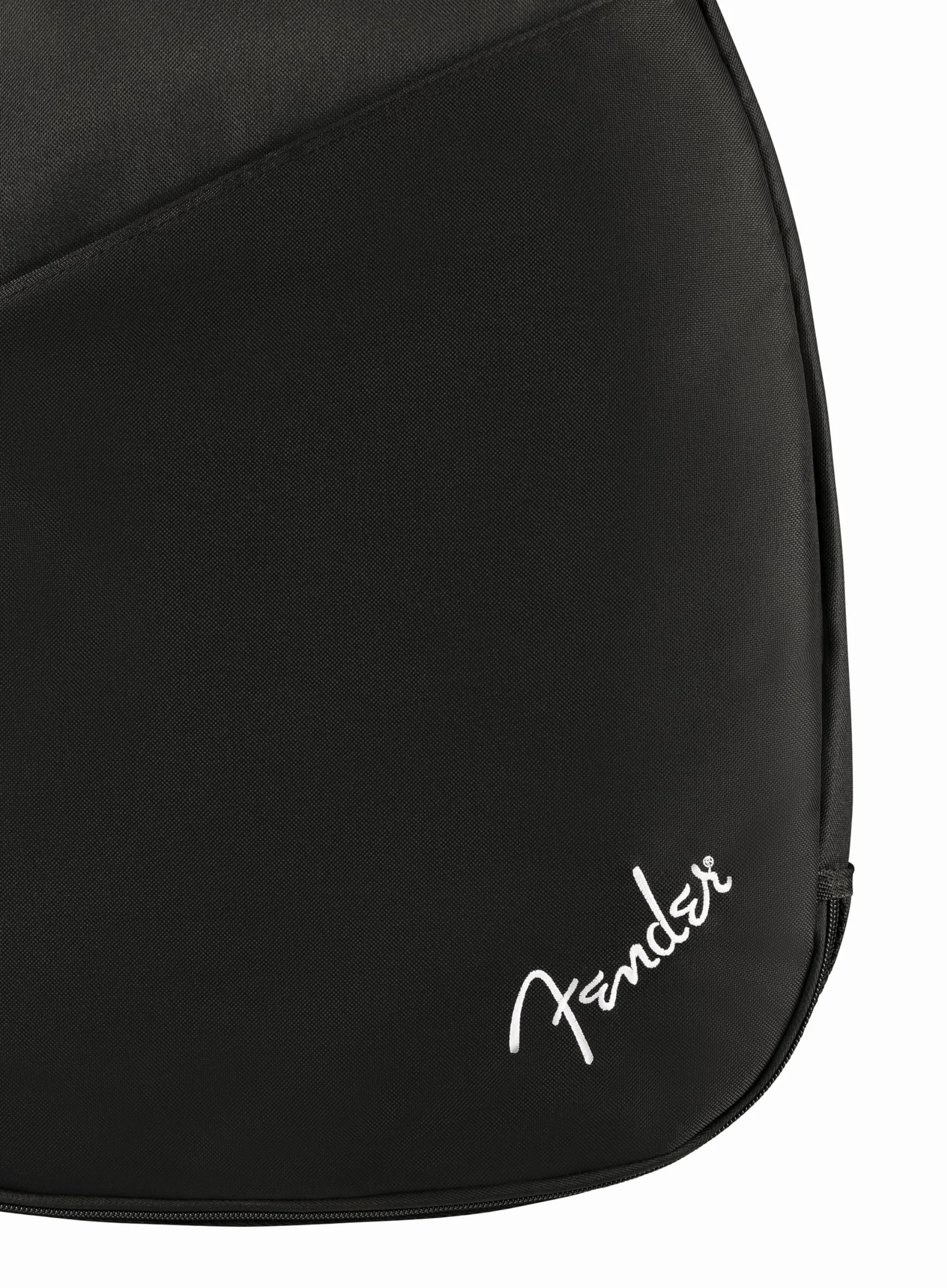 Fender Torba na gitarę akustyczną, wyściełane etui na gitarę z wygodnym dwuczęściowym uchwytem i ergonomicznymi paskami plecaka, czarna