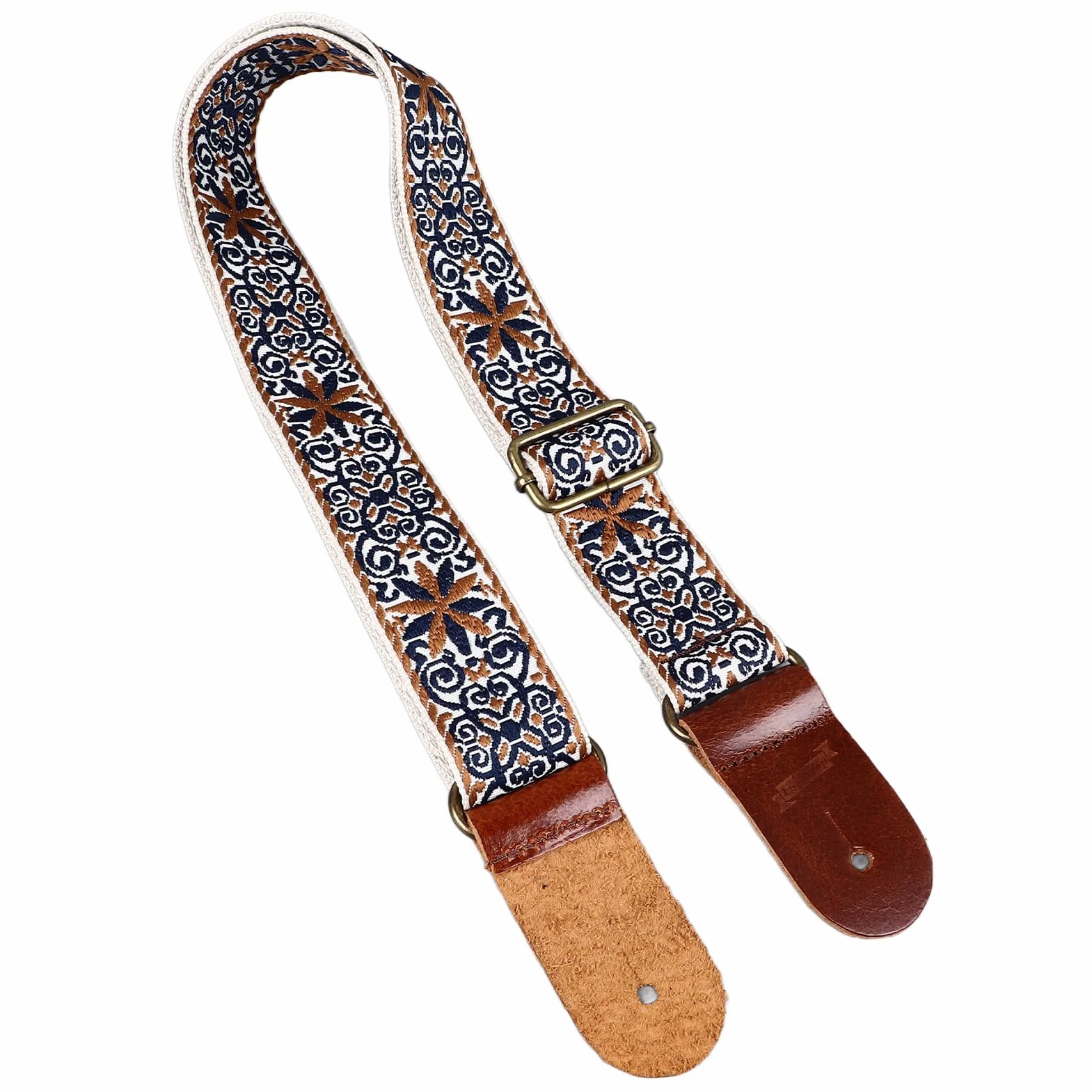 Regulowany Nylonowy i Skórzany Pasek Na Ramię do Ukulele