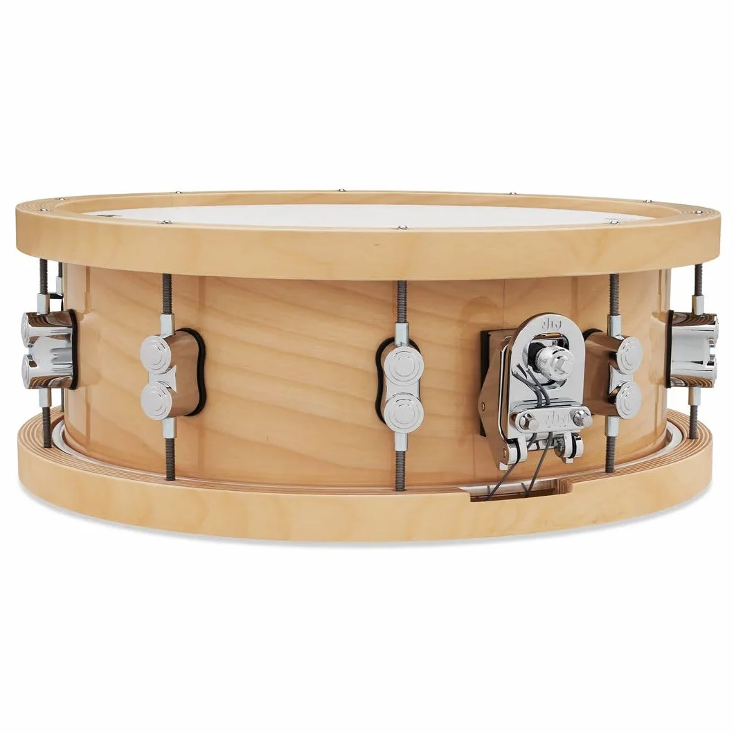 Pacific Drums Concept 20-Ply Maple Snare, 35,6 x 14 cm, grube klonowe obręcze, naturalny | 20-warstwowa klonowa skorupa