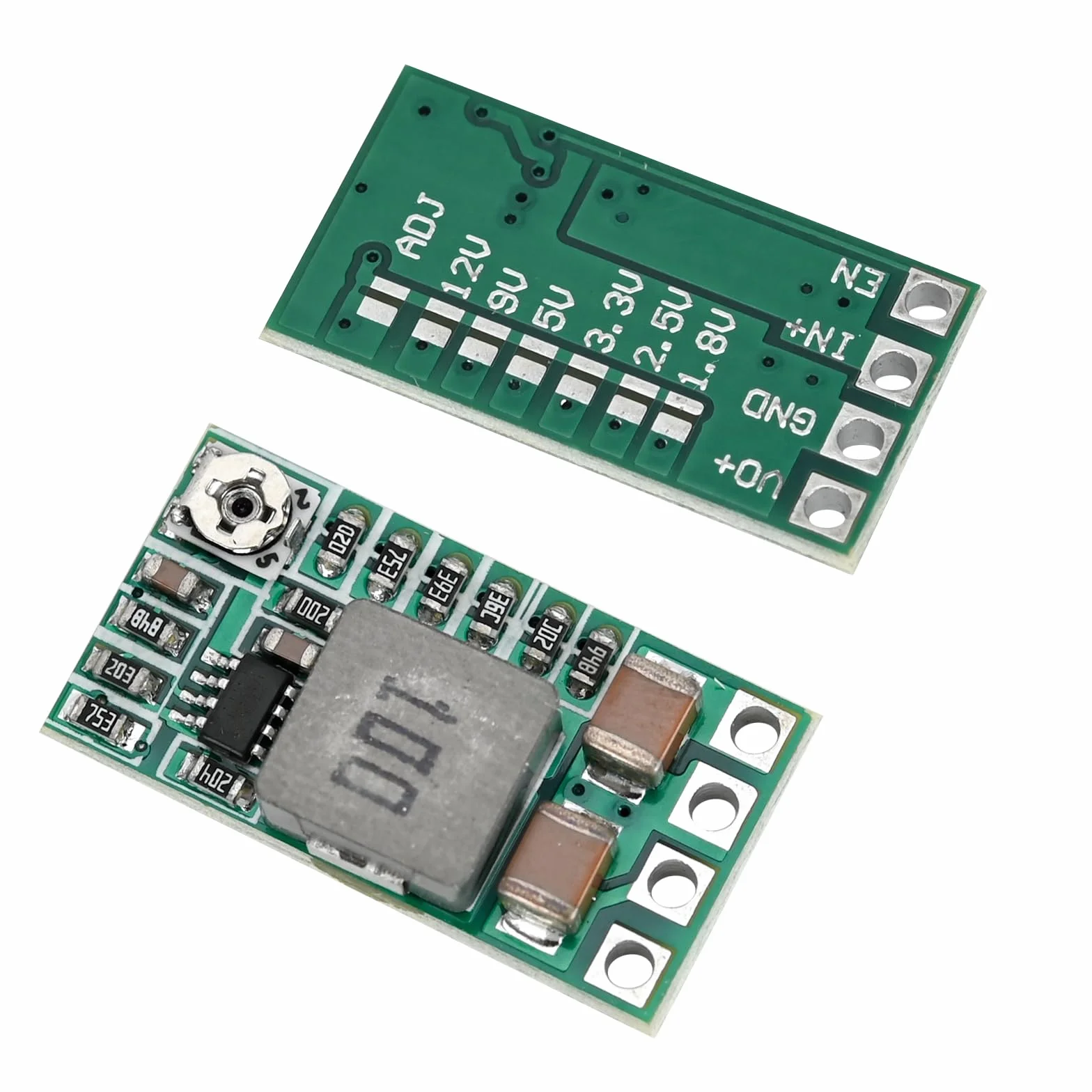 10 sztuk DC-DC Step Down Buck Converter 4,5-20 V do 0,8-17 V 5 V 3 A, mini Step-Down moduł zasilania, moduł regulatora 5 V, mini przetwornica napięcia w dół