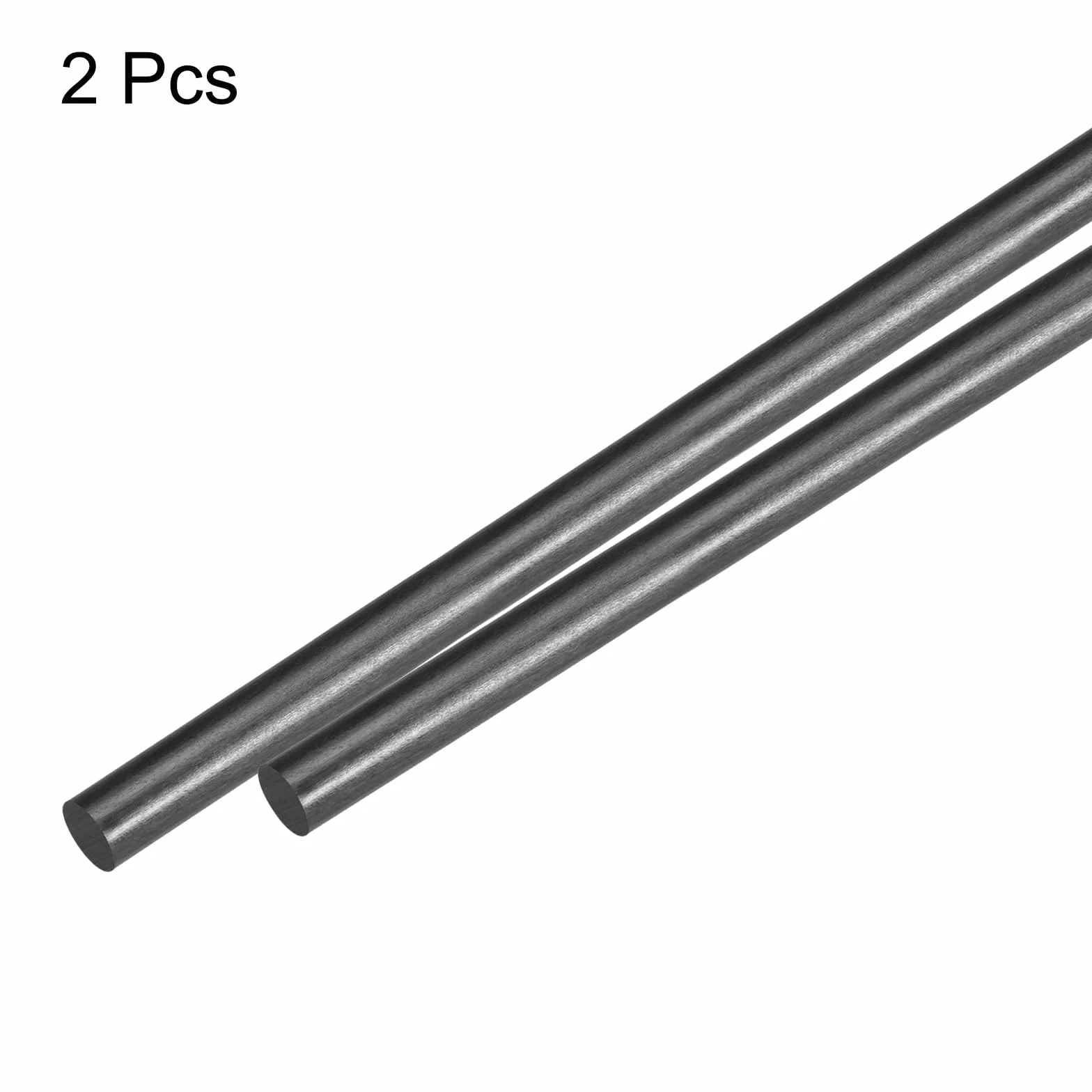 QUARKZMAN Drążek z włókna węglowego, 7 mm x 450 mm do modelu RC Samolot DIY Quadcopter, rura skrzydłowa Pz2