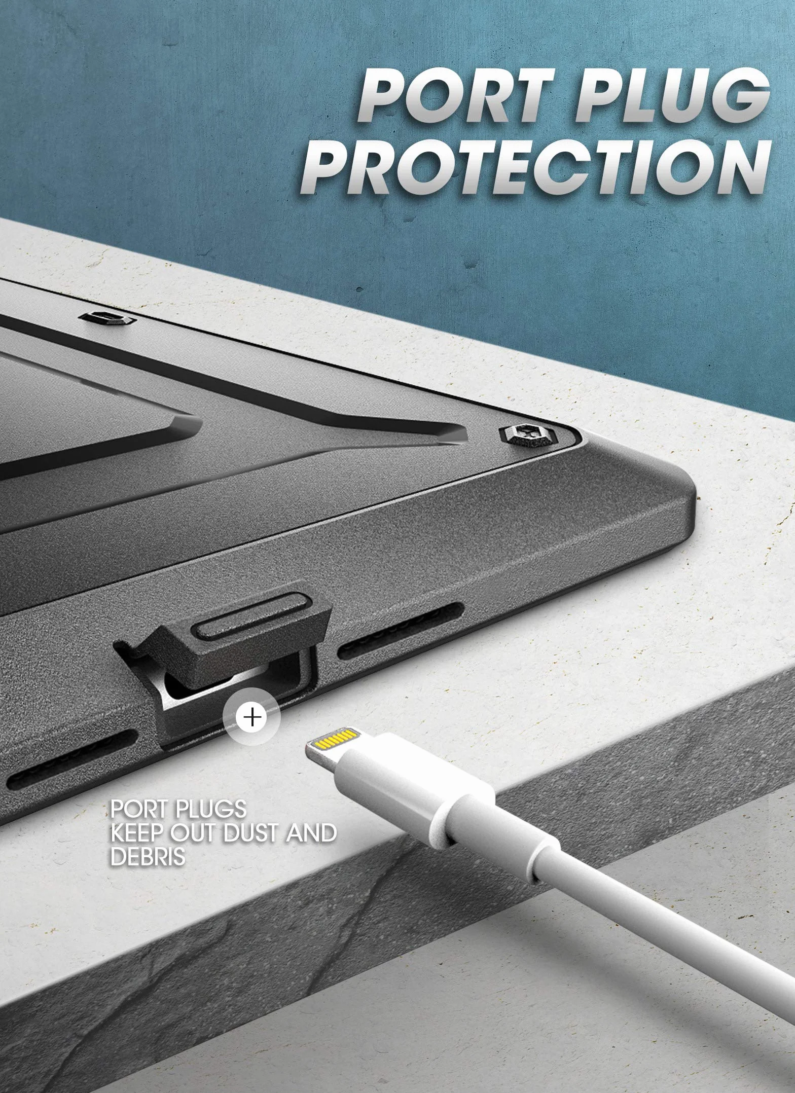 SUPCASE Etui z serii Unicorn Beetle Pro do iPada 10,2 (2021/2020/2019), z wbudowaną osłoną ekranu do iPada 9. generacji, 8. generacji, 7. generacji, (czarne)