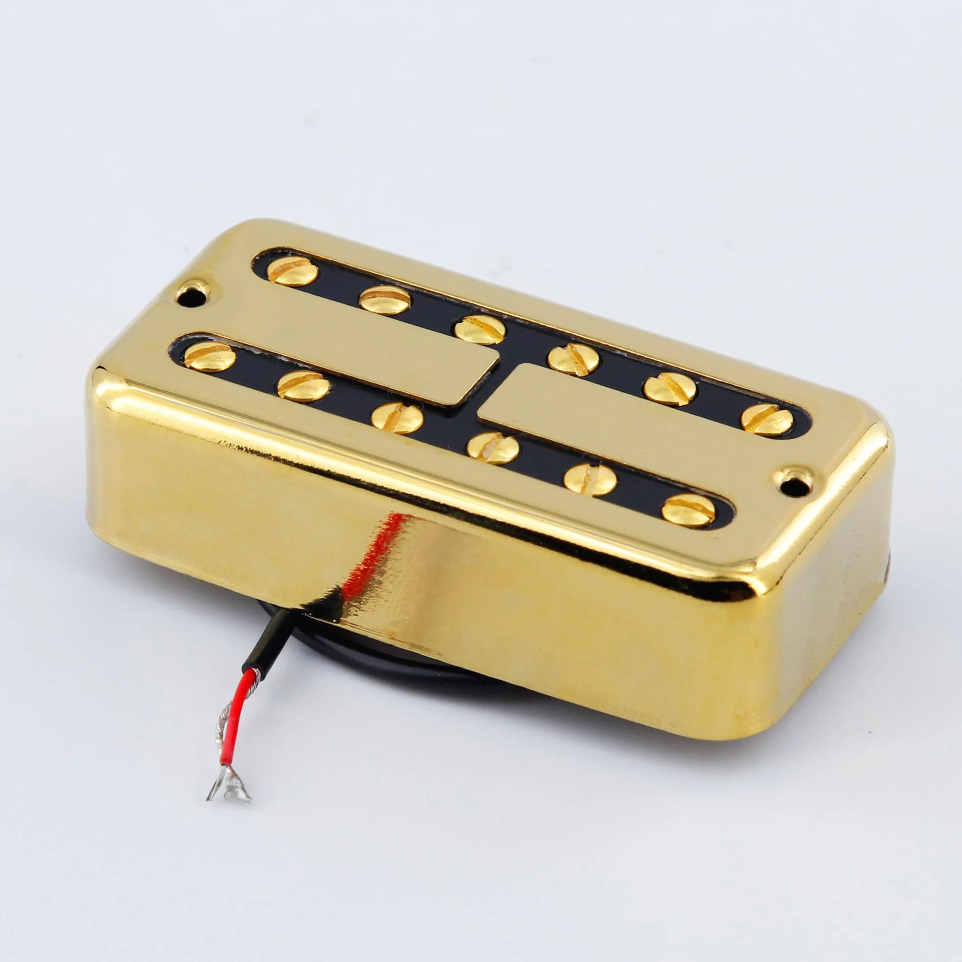 FLEOR Alnico 2 Humbucker Bridge 4-5K Pickup do gitary elektrycznej, złota