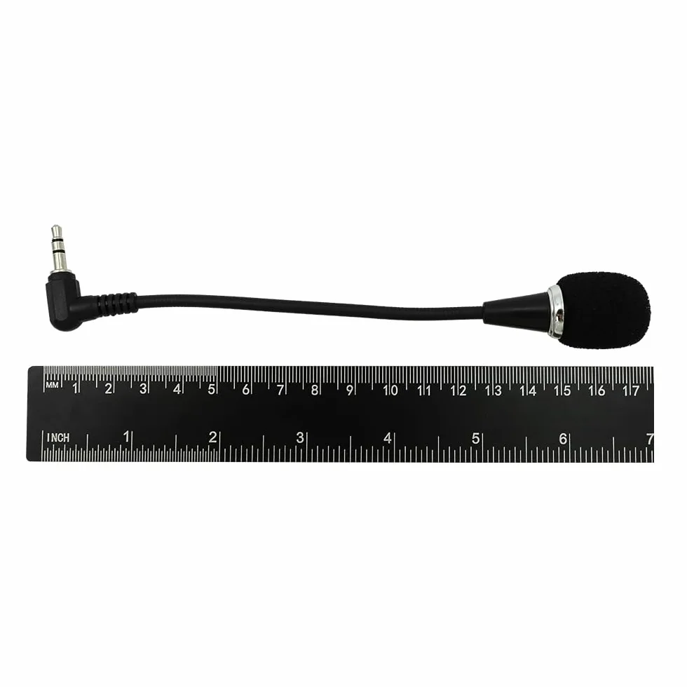 Alnicov Mini Mikrofon 3.5mm Złącze Audio Głowica Idealny Mikrofon Kondensatorowy do Komputera Laptop Notebook Tablet PC Skype