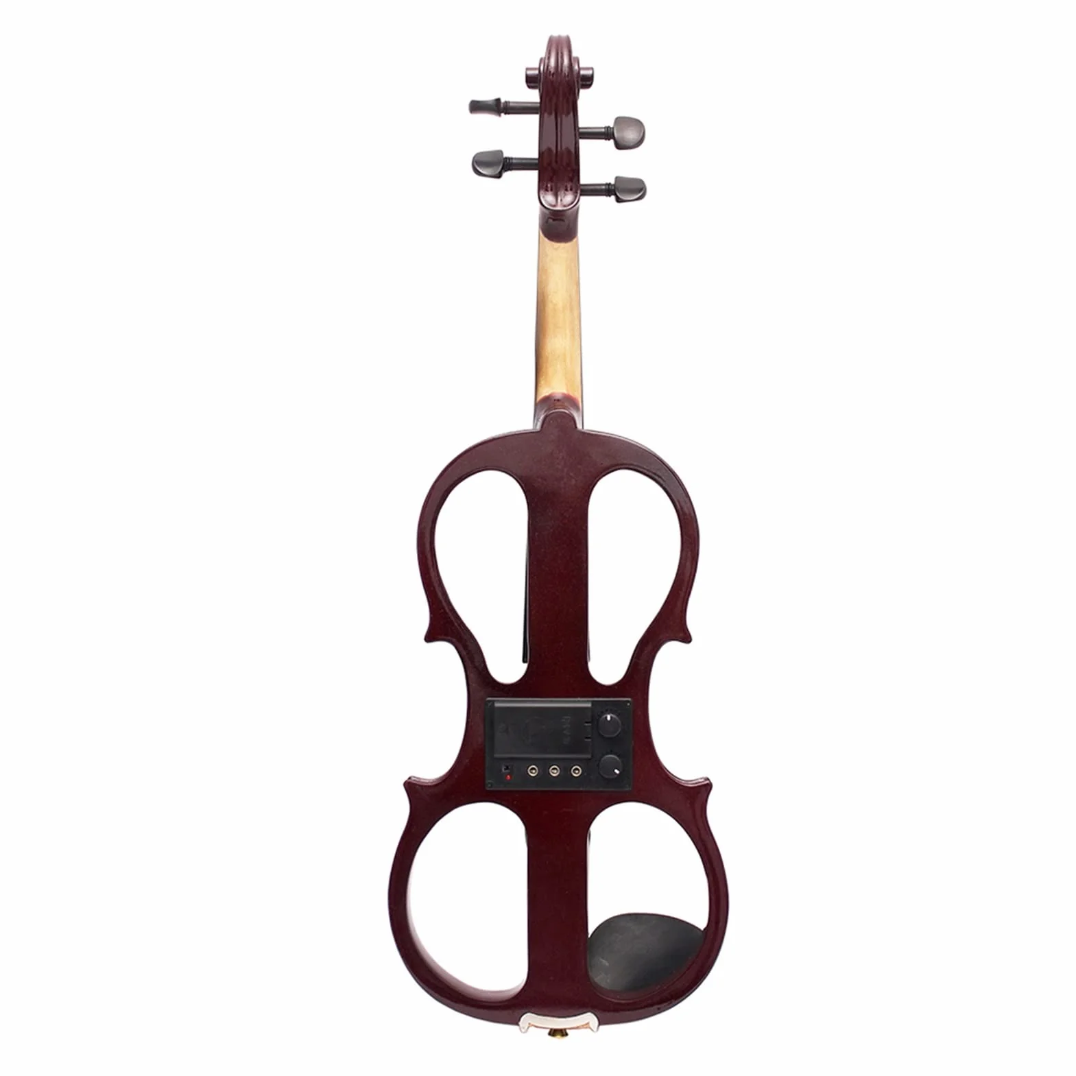4/4 Elektryczne Ciche Skrzypce Dwustronne Instrument Strunowy Z Akcesoriami Case Cable Skrzypce