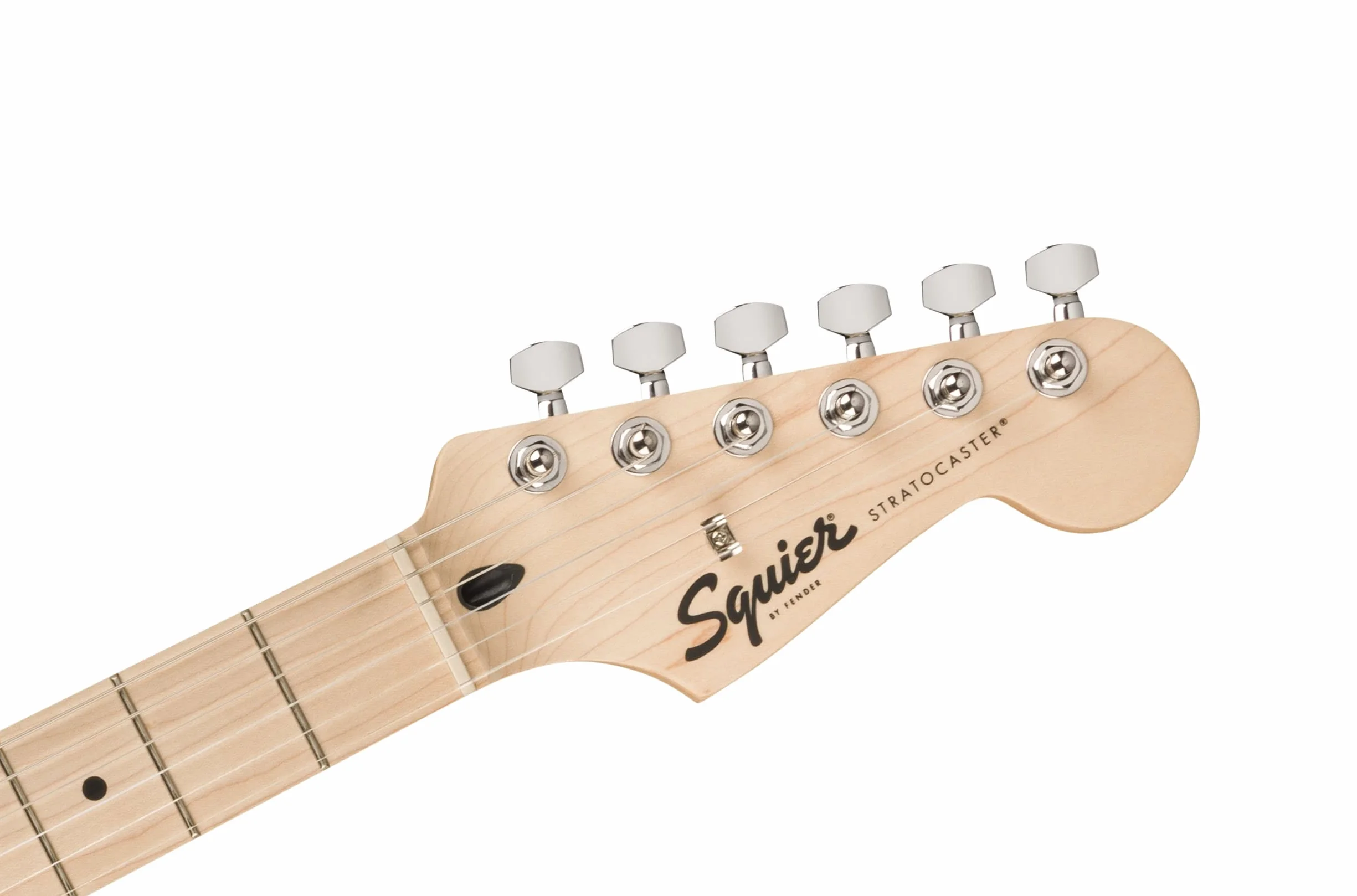 Squier by Fender Sonic Stratocaster HT, Electric Guitar, klonowa deska palcowa, Pickguard White, Arctic White, zawiera bezpłatne wirtualne lekcje w Fender Play