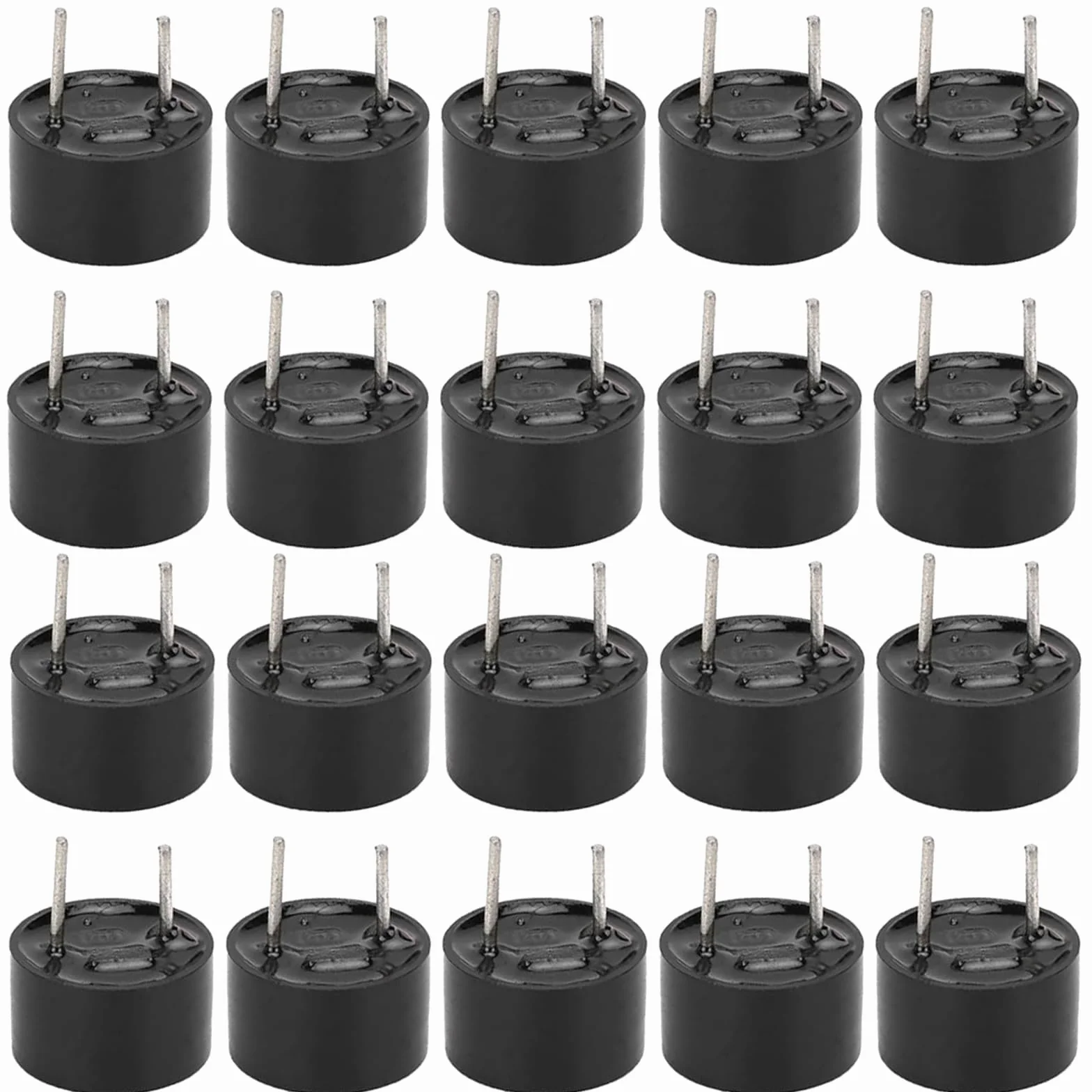 20 szt. 3 V Active Piezo Buzzer Alarm Czujnik, elektromagnetyczny beeper, aktywny alarm piezoelektryczny, do alarmu sygnałowego, 9 x 6 mm/9 x 5,5 mm