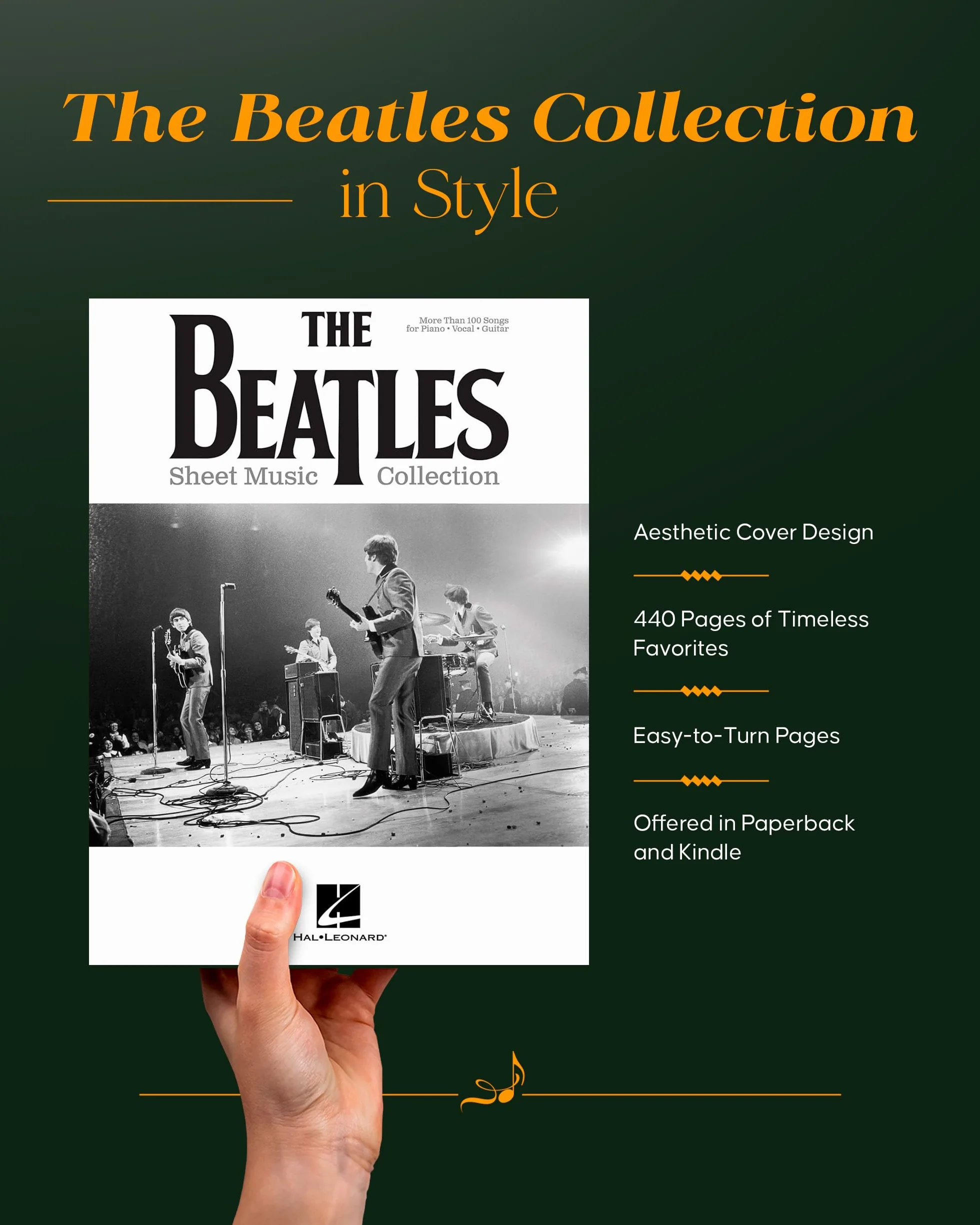 The beatles sheet music collection - piano, voix & guitare - 105 titres & 440 pages