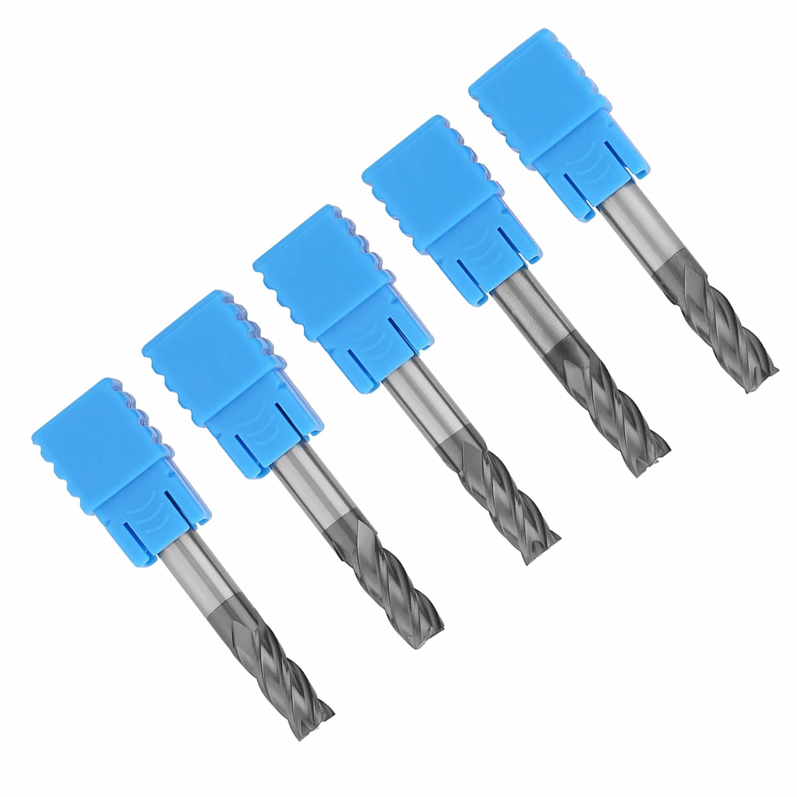 sztuk węglików spiekanych 4 flet frez trzpieniowy CNC frezy o średnicy 6mm x 50mm długości
