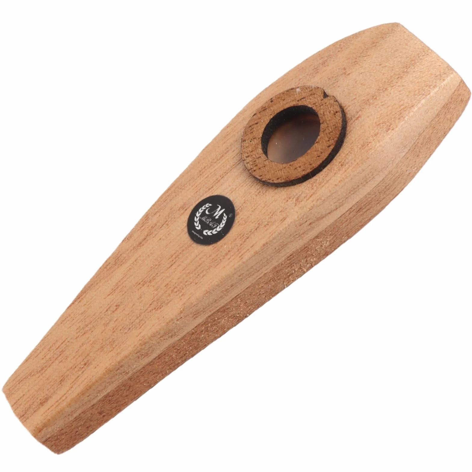 Drewniane Kazoo z 2 Fletami Membranowymi Instrument Muzyczny dla Początkujących