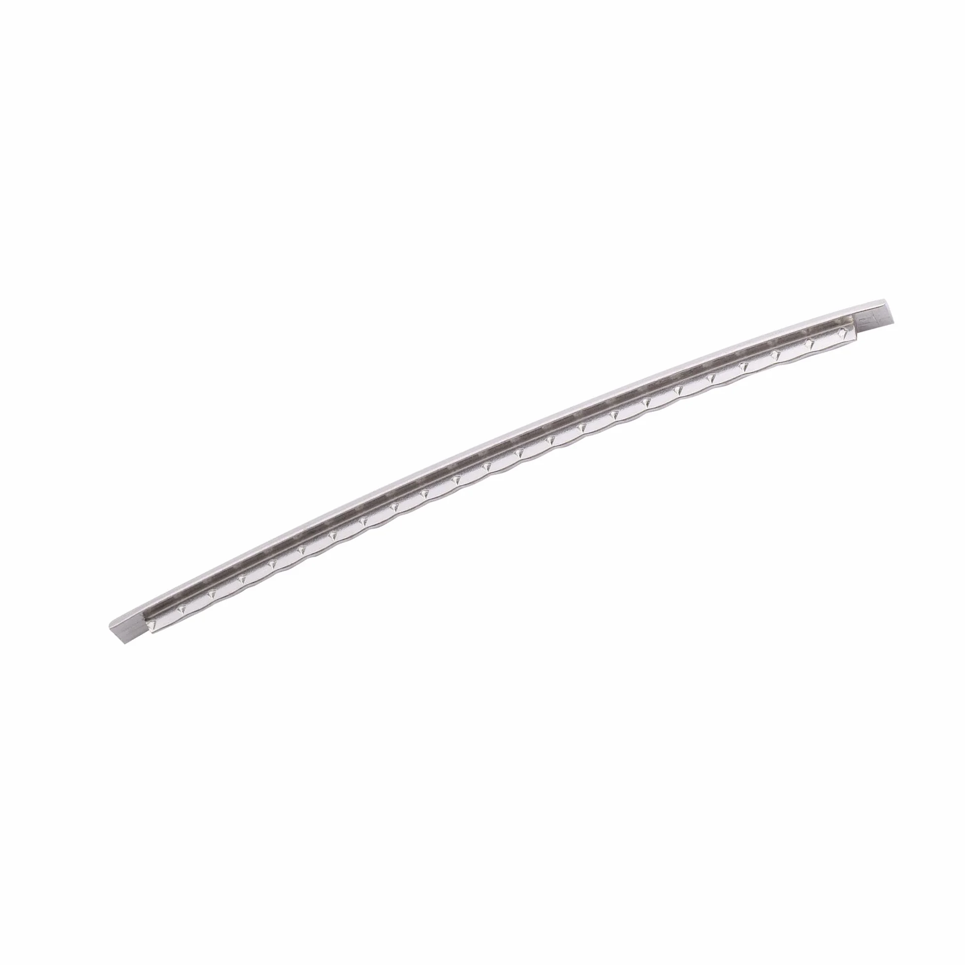 Musiclily 2,9mm Stal Nierdzewna Drut Progowy Jumbo Fret Wire do Gitary Elektrycznej Fender Strat Tele Les Paul, Chrom (Zestaw 24 szt.)