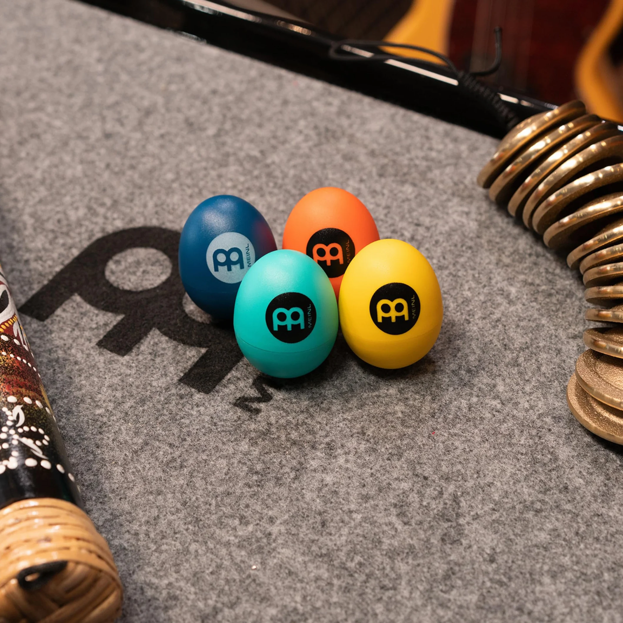 Meinl Perkusyjne shakery do jajek, zestaw 4 szt. do wszystkich rodzajów muzyki o różnych poziomach głośności - nie wyprodukowano w Chinach - trwałe na każdą pogodę, 2-letnia gwarancja (ES-Set-2)
