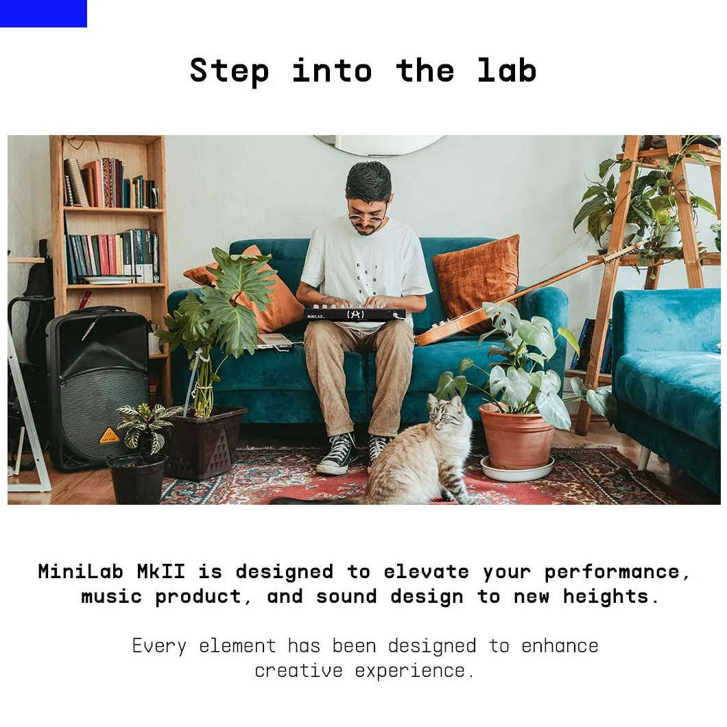 Arturia MiniLab MkII Inverted - 25-przyciskowa klawiatura sterująca. Promocja darmowego oprogramowania przez ograniczony czas.