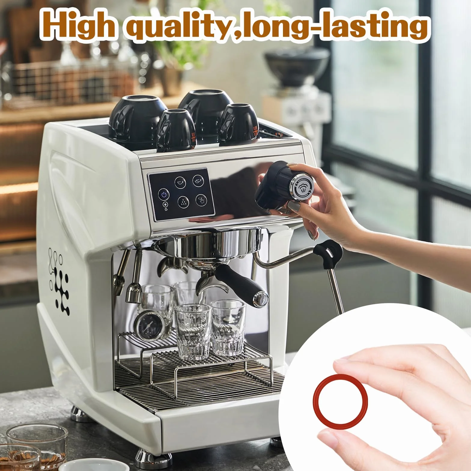 Uszczelka zestaw konserwacyjny o-ringi, 15 szt., silikonowa uszczelka o-ring do Philips Saeco Gaggia Spidem, pierścienie uszczelniające do zaworu wspomagającego zawór parowy, zestaw do