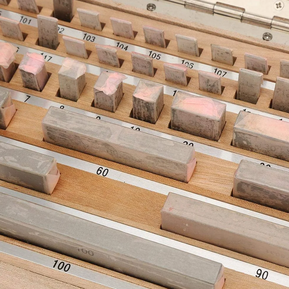 47-2 blok manometru bloku kalibracyjnego manometru, 47-częściowy zestaw bloków pomiarowych do precyzyjnych manometrów stalowych do kalibracji