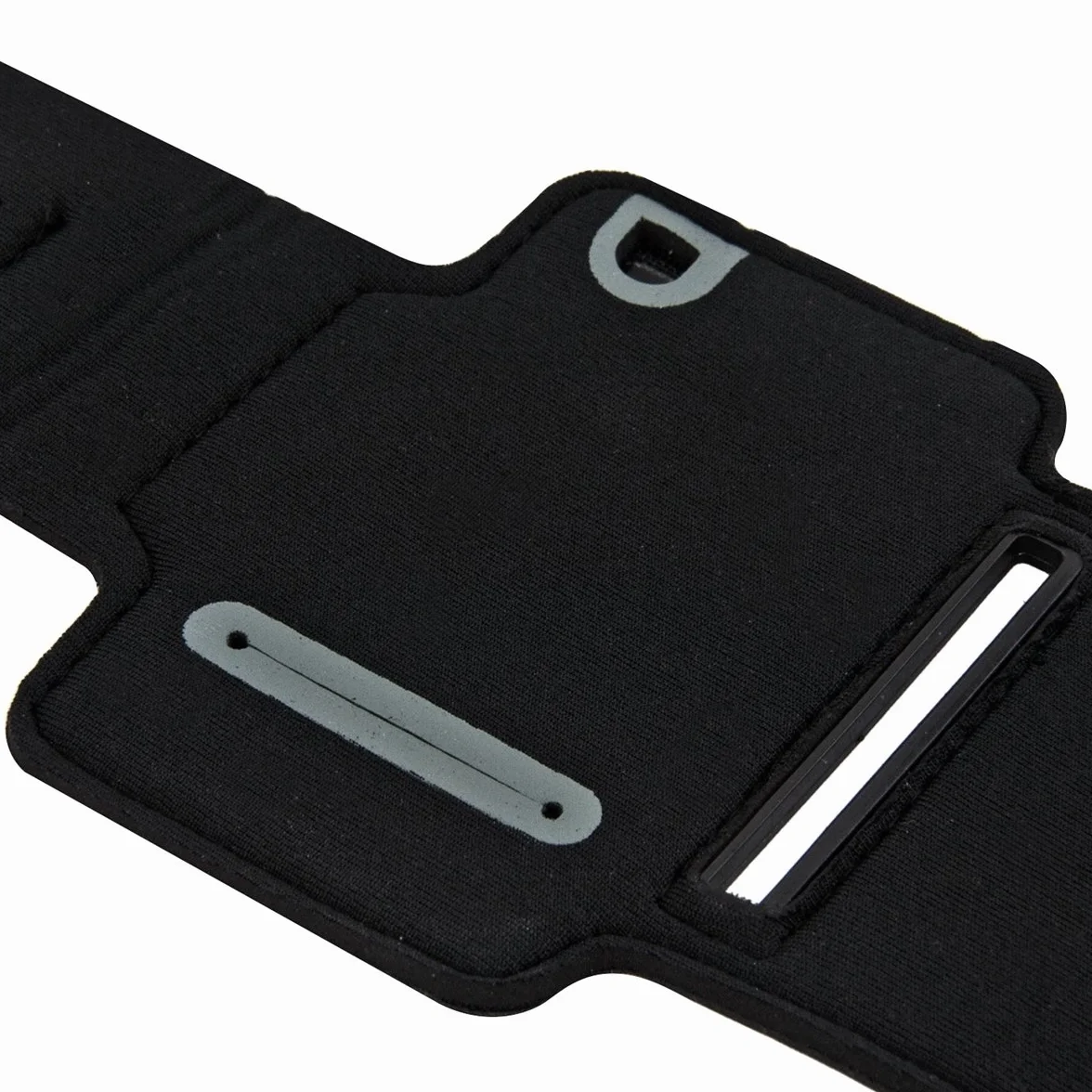 kwmobile opaska kompatybilna z Apple iPod Nano 7 - sportowa opaska do biegania na rowerze piesze wycieczki - regulowany pasek - czarny
