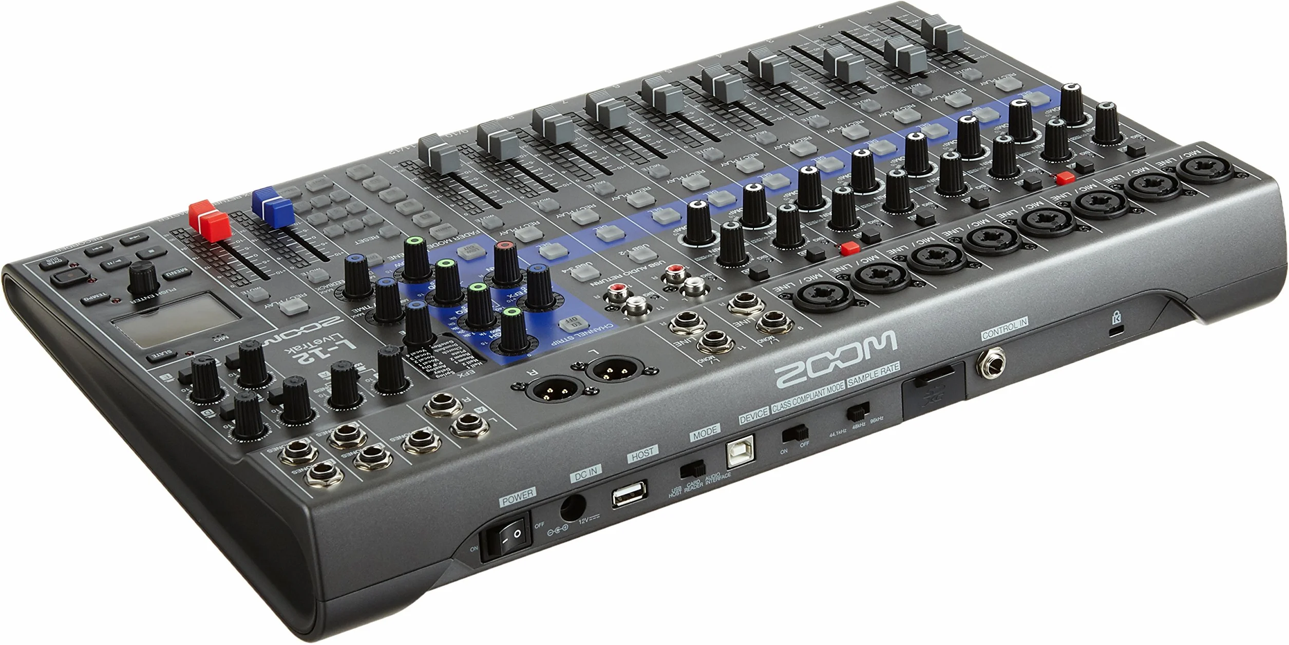 Zoom - L-12 - cyfrowy mikser 12-kanałowy, nagrywarka i interfejs audio, USB
