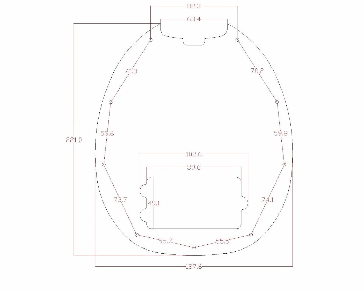 KAISH Bas Pickguard pasuje do Musicman Classic 4-strunowe modele basów StingRay Vintage żółw