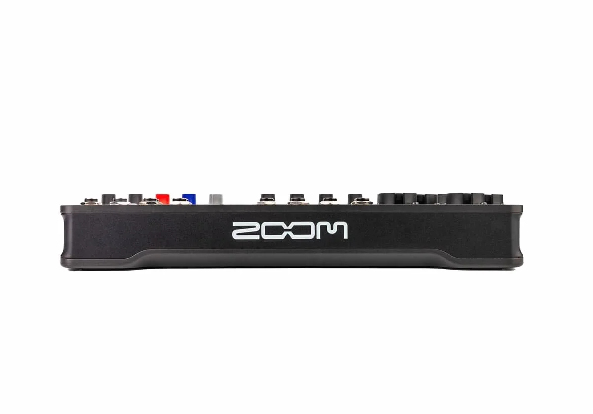 ZOOM LiveTrak L-6max przenośny 12-ścieżkowy mikser cyfrowy, rejestrator wielościeżkowy i interfejs audio dla Zespoły muzyczne, transmisji na żywo i studia, 32-bit, XLR-TRS, redukcja szumów AI, efekty