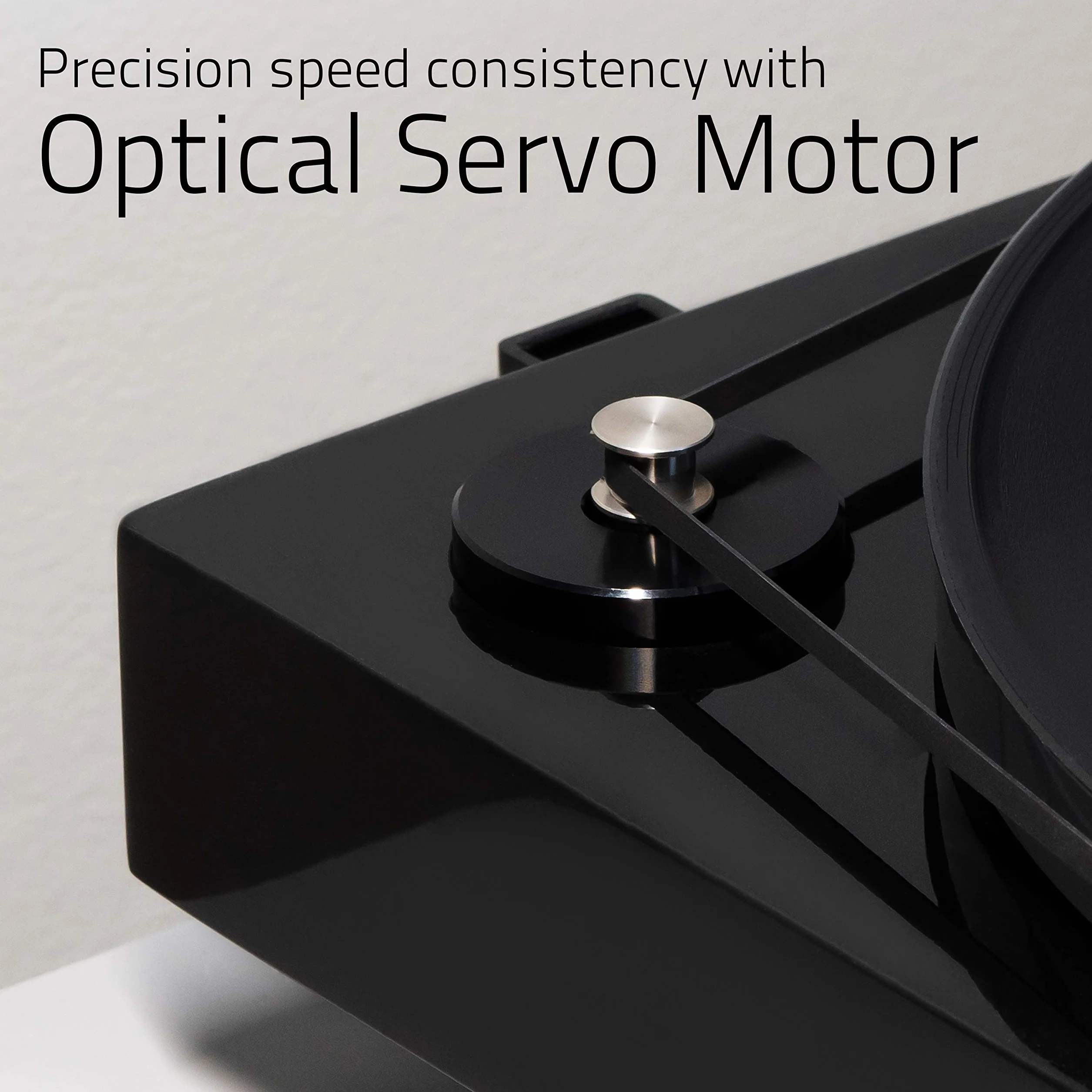 Fluance RT85 Referenz High Fidelity Vinyl Plattenspieler mit Ortofon 2M blauer Kartusche, Acrylplatte, Geschwindigkeitsregelungsmotor, Massivholzsockel, Vibrationsisolationsfüße, Klavierschwarz