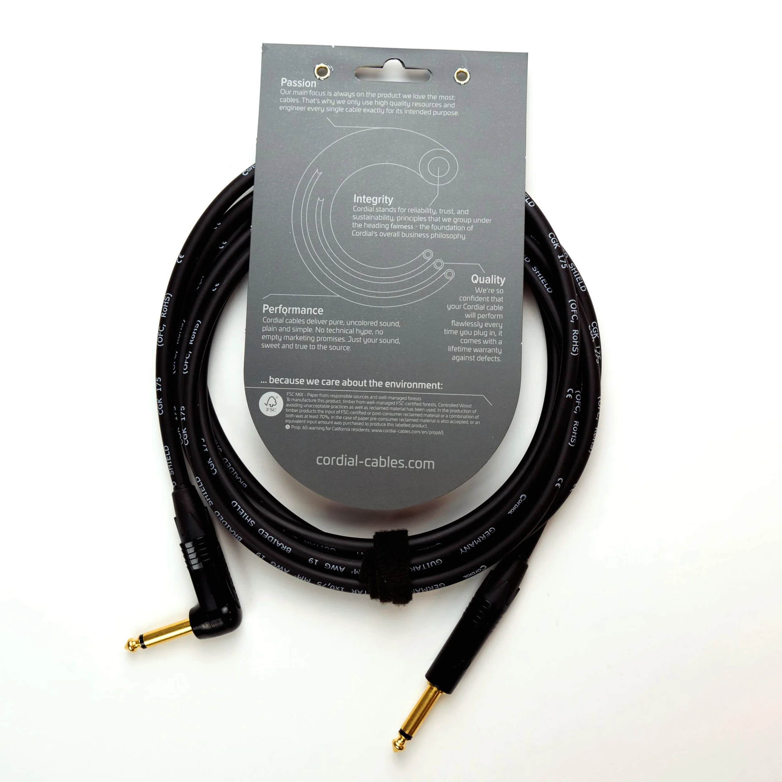 Cordial CSI 3 RP-SILENT instrument cable 3 m Kabel instrumentalny