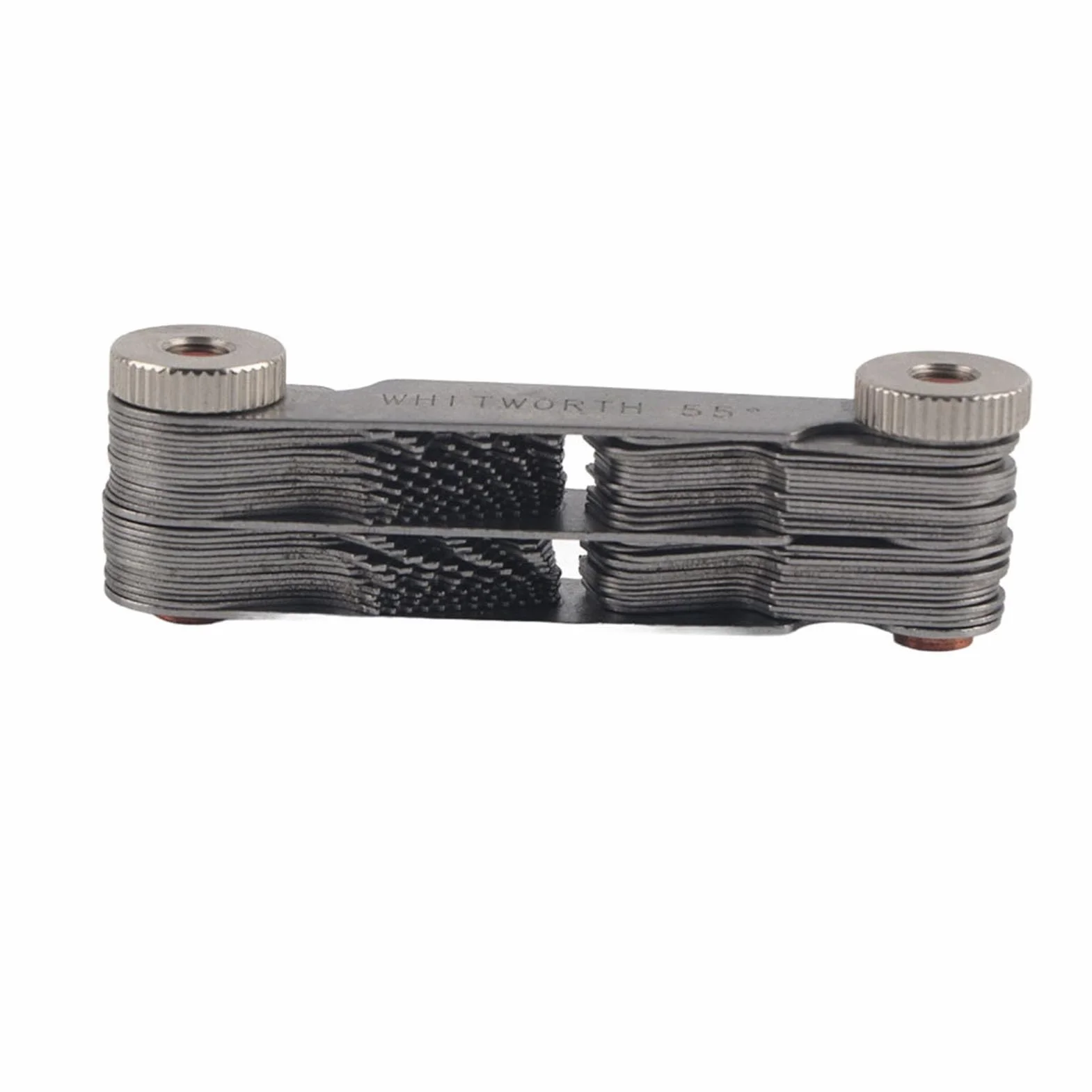 51/52 Stücke Edelstahl Schraube Pitch 60 und 55 Grad Gewinde Plug Gage Messwerkzeug Metrisch + imperial (52 stück)(Metric+ imperial (52pc))