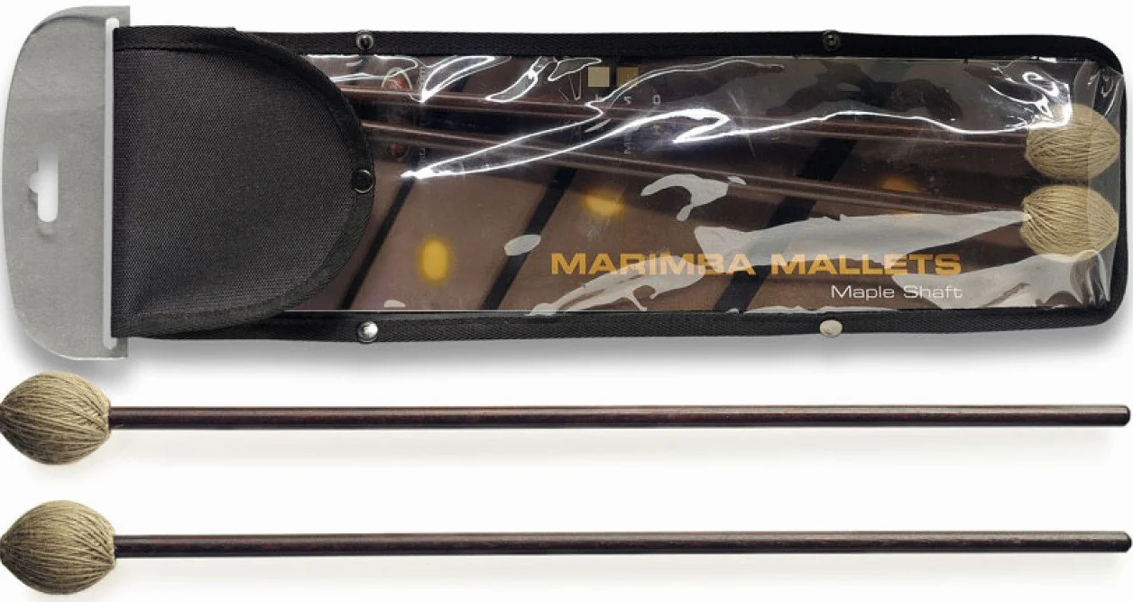 Stagg 15157 42 cm 16-calowy młotek klonowy Marimba ze średnią wełną owiniętą główką (para 2)