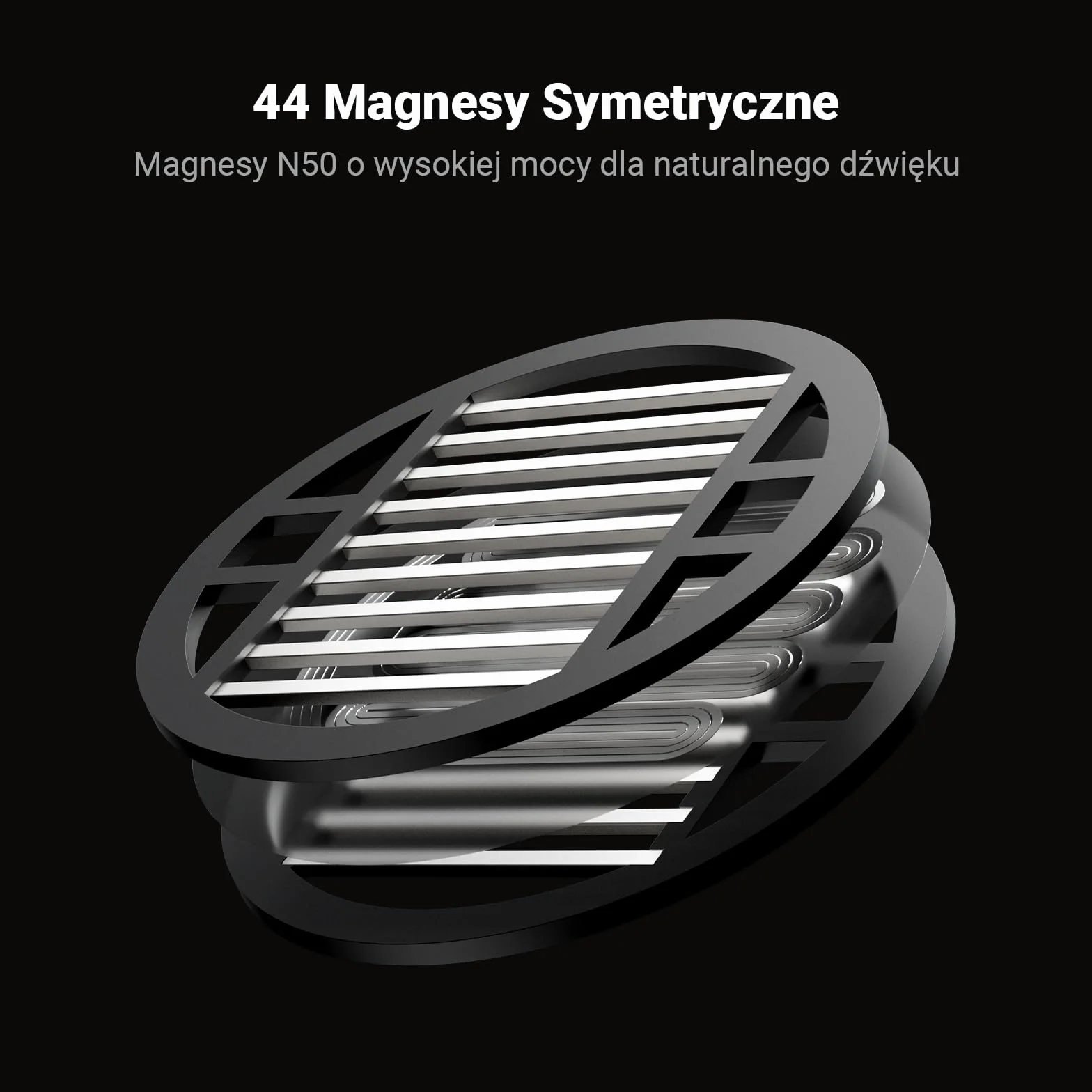 Fosi Audio i5 Słuchawki Planarne Magnetyczne Otwarte 97mm CNC Metal Drewno Orzechowe Przewodowe Studyjne