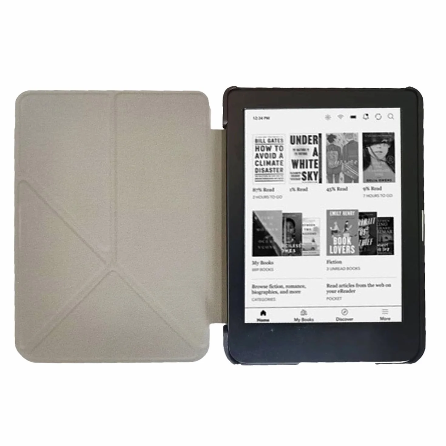 Odporne na wstrząsy etui do KOBO Clara Colour - Etui KOBO Clara BW 6" czytnik e-booków ze składanym stojakiem ochronnym (czarny)