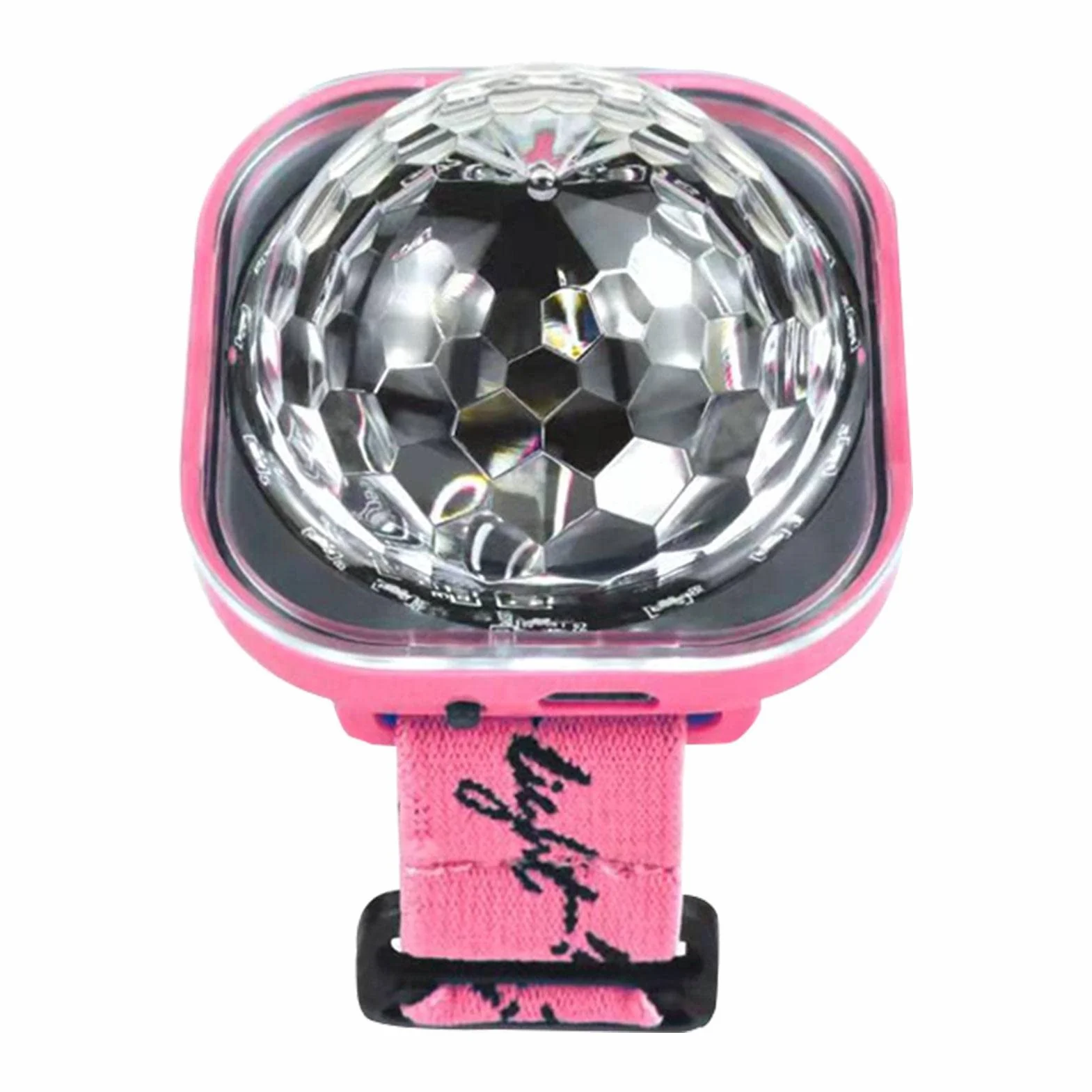 ?wiat? dyskotekowe | Zegarek LED Light z aktywacj? d?wi?kiem - Przeno?na kula lustrzana USB Disco Light Up Bransoletka dla dzieci, dekoracji domu lub samochodu, adowalna