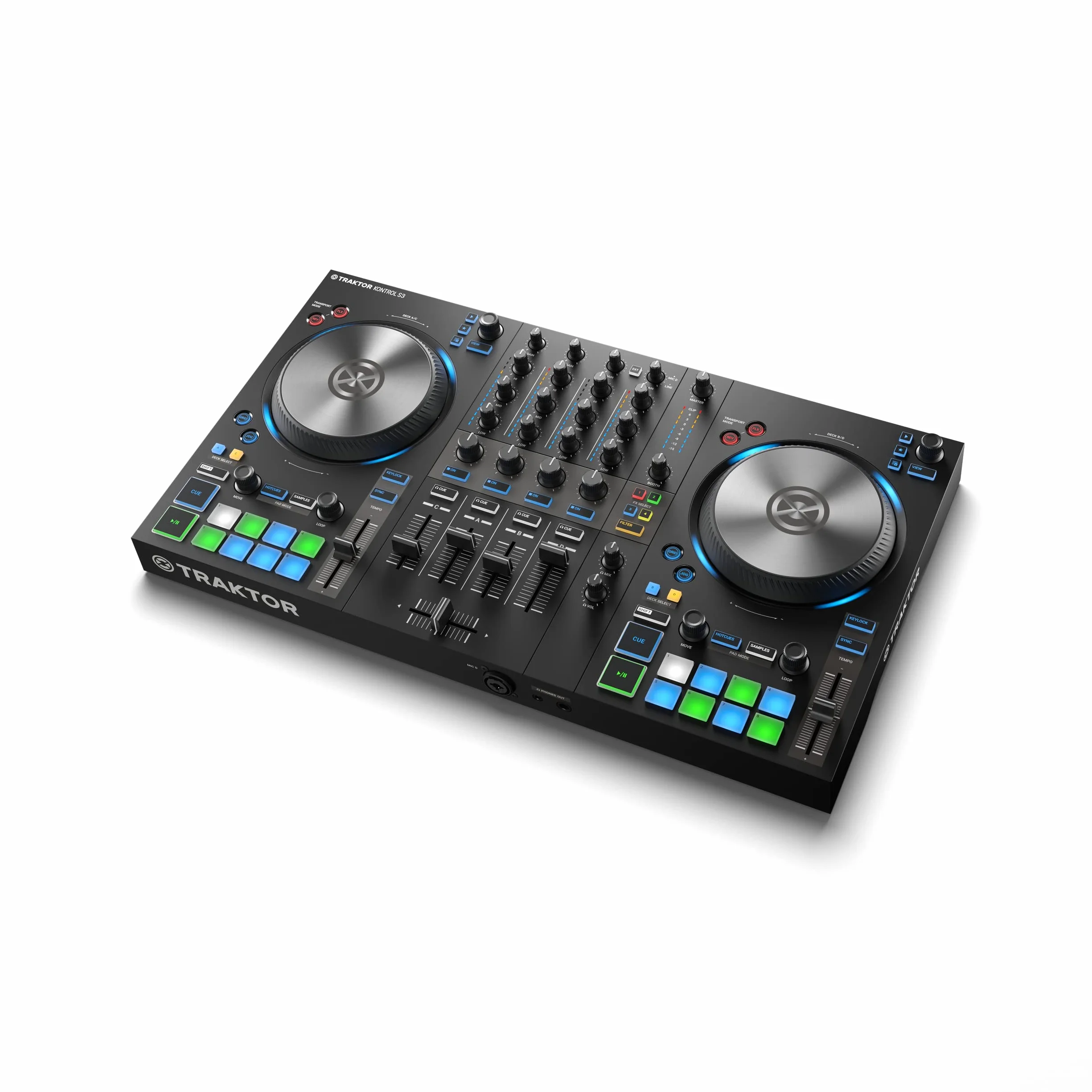 Native Instruments Traktor Kontrol S3 Mikser DJ Czarny 53,34 x 25,4 x 7,62 cm