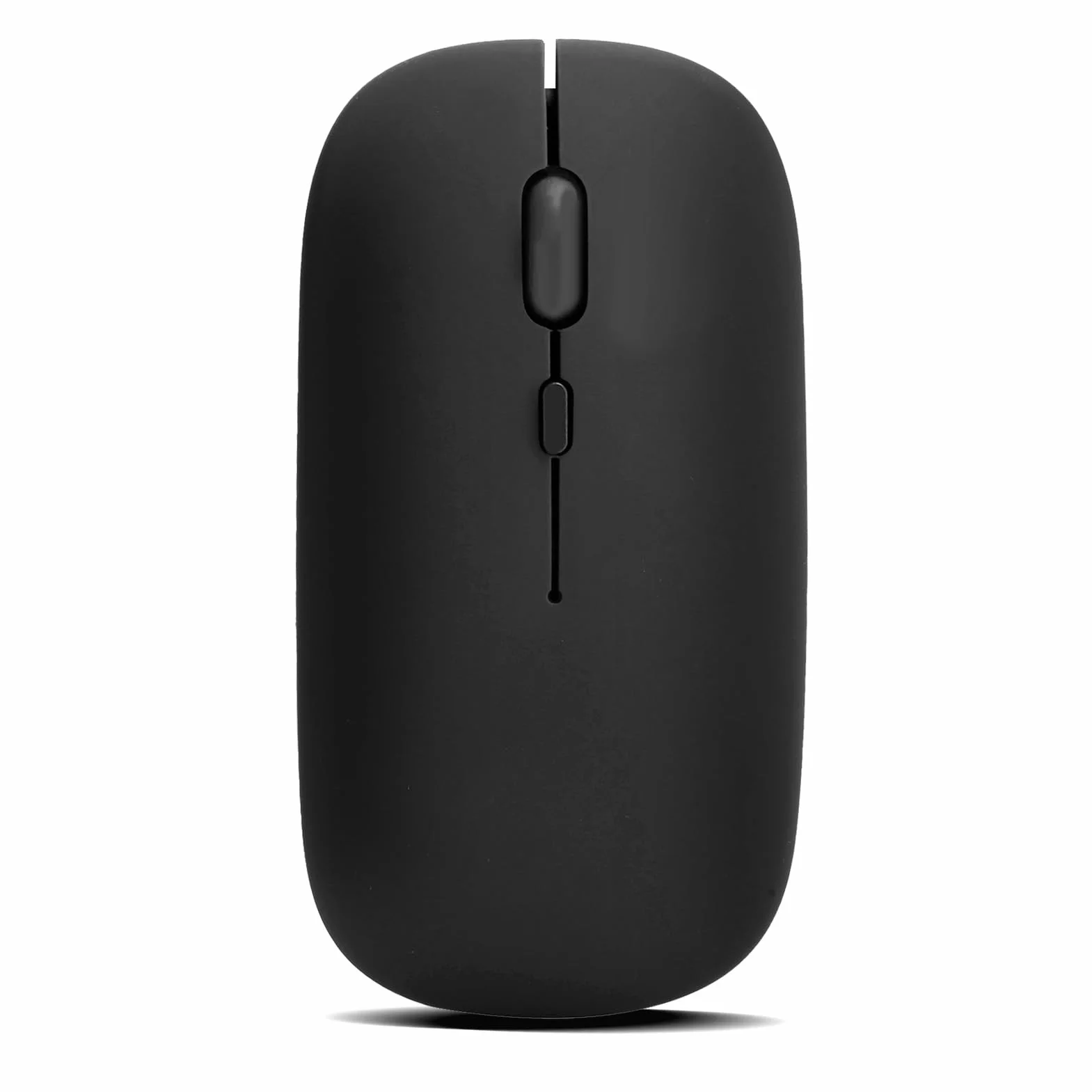 Zunate Bezprzewodowa mysz Bluetooth 5.0 czarna, cicha 800/1200/1600 DPI regulowana, do laptopa i tabletu