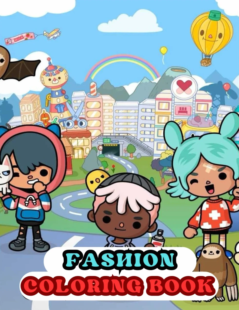 Fashion Coloring Book: Stylish and Beauty Coloring Pages for Girls, Kids, Teens with Fabulous Style.