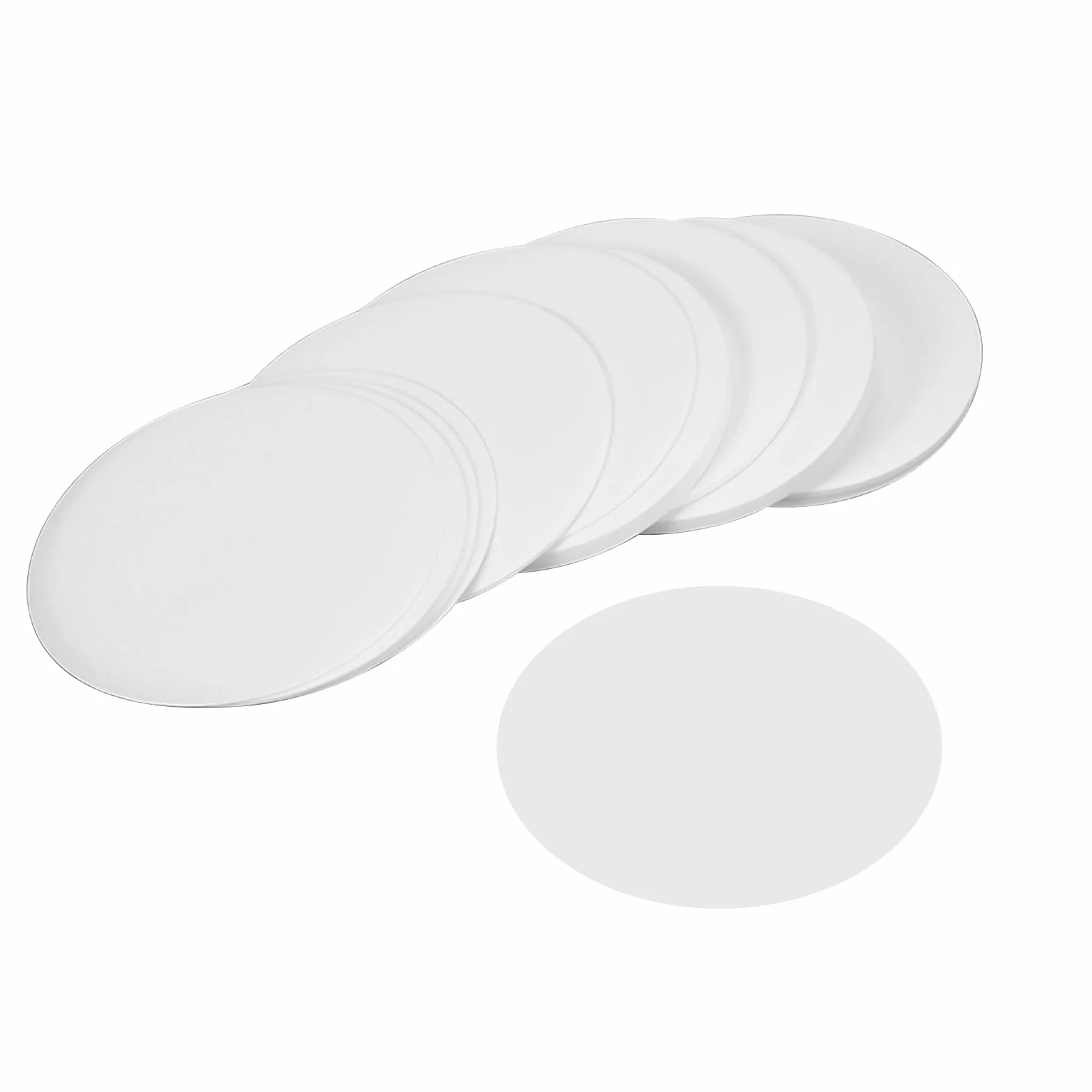 Zestaw 100 okrągłych filtrów papierowych, jakościowy papier filtracyjny, laboratoryjne koła filtracyjne, artykuły laboratoryjne z filtrem okrągłego papieru, do eksperymentu z filtrem, test oleju, 150
