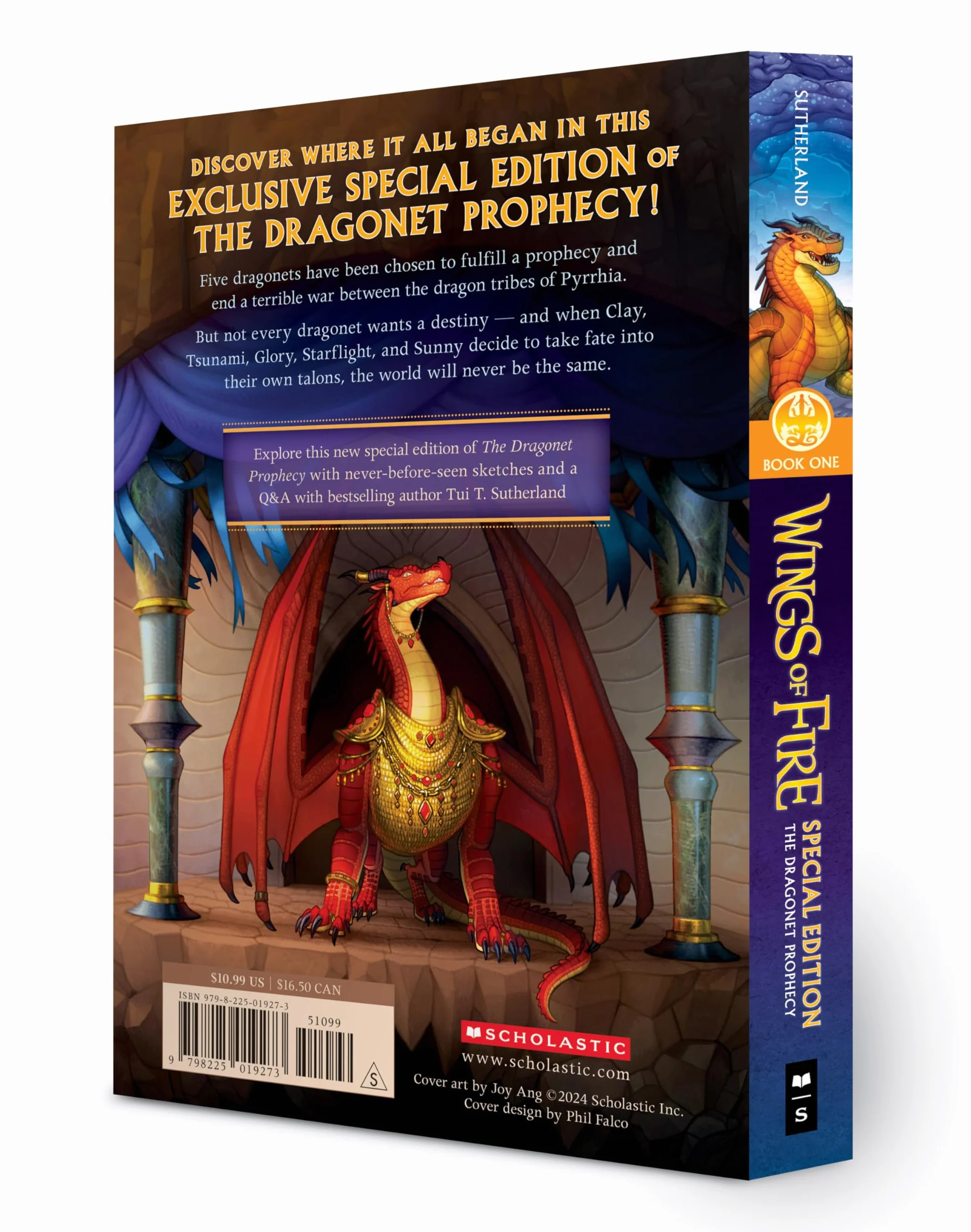 The Dragonet Prophecy: Special Edition (Stenciled Edges) (Wings of Fire Book One): Volume 1