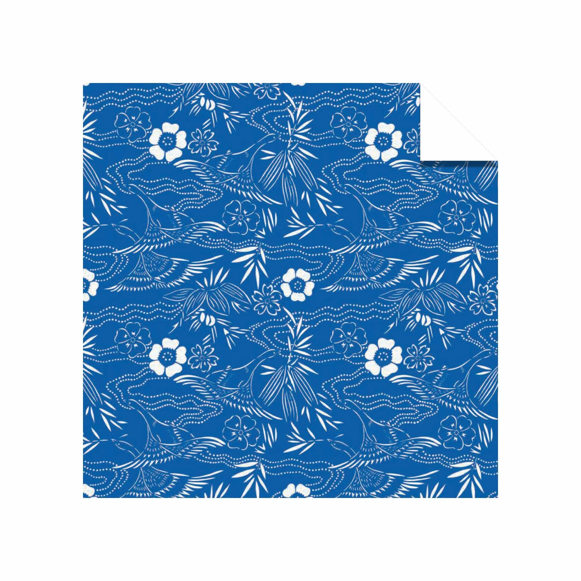 Origami Paper 200 Sheets Blue and White Patterns 6" (15 CM): High-Quality Double Sided Origami Sheets Printed with 12 Different Designs (Instructions for 6 Projects Included)