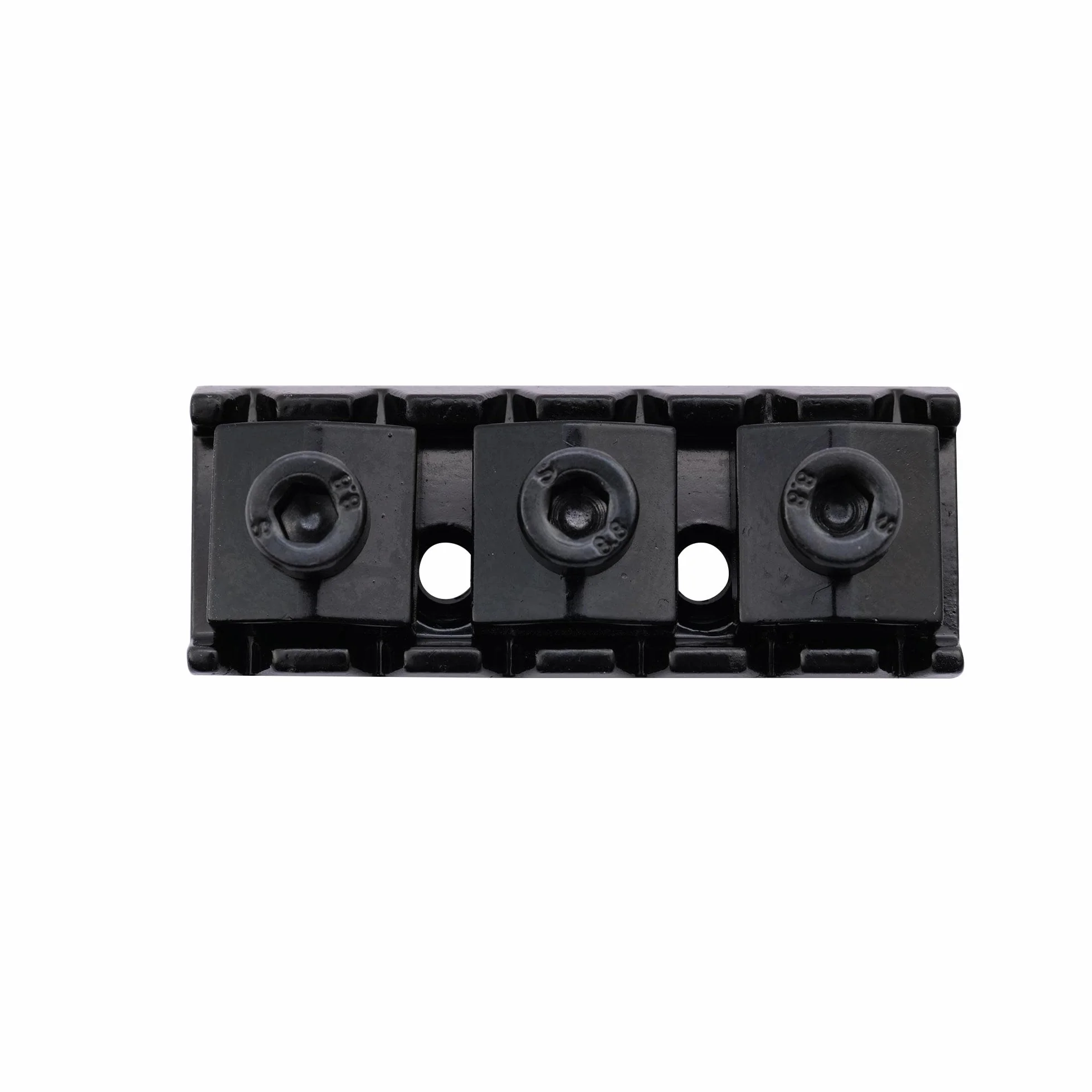 Musiclily 42mm Siodełko z Blokada Strun Locking Nut do Mostków Gitary Typ Floyd Rose, Czarny