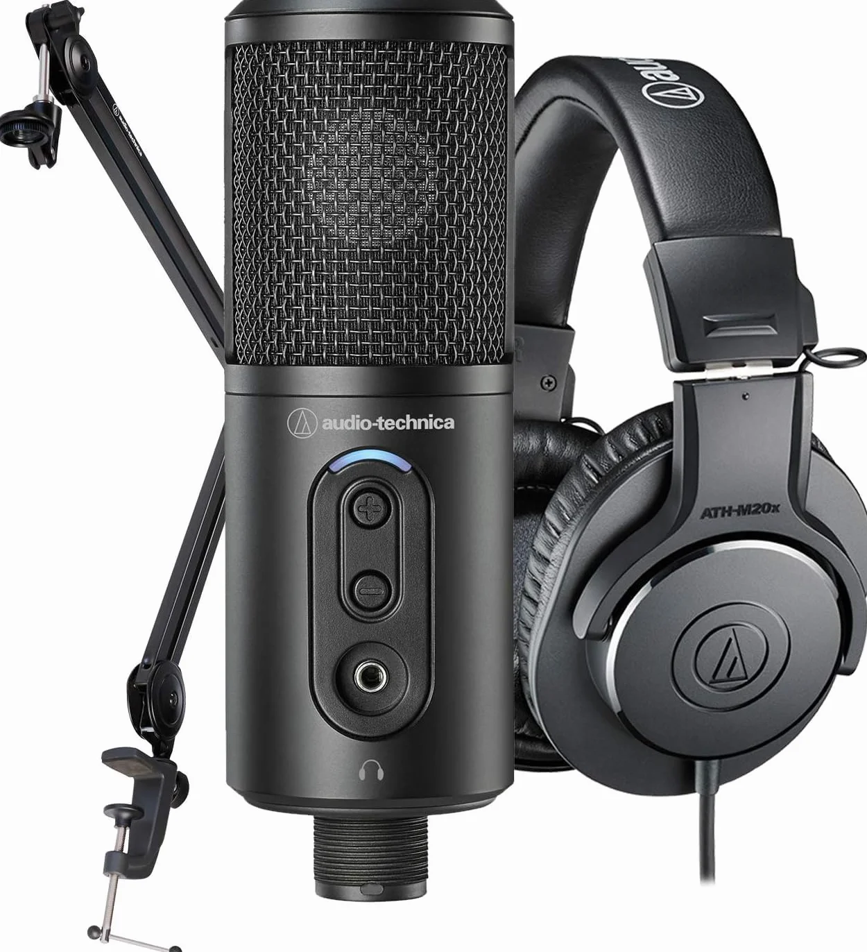 Audio-Technica Ath-M20X Atr2500X Słuchawki Mikrofon, Czarny