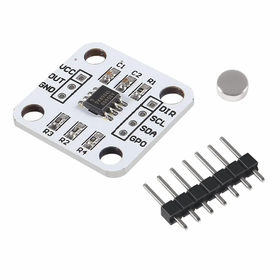 AS5600 koder magnetyczny koder indukcyjny - czujnik pomiarowy 1 . AS5600 magnetyczny enkoder z magnesem, 1